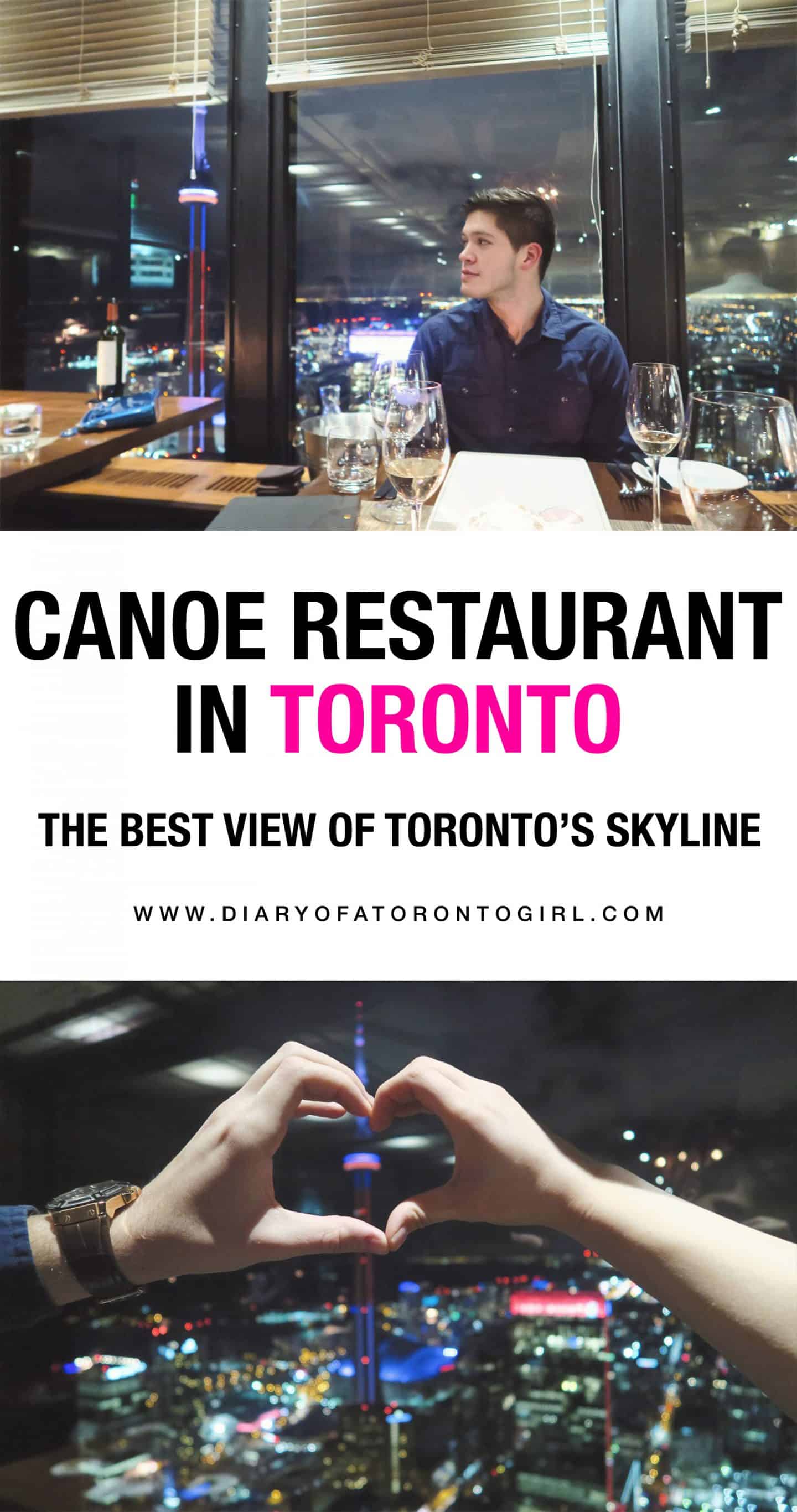 A review of Canoe Restaurant in Toronto and their set Valentine's Day menu