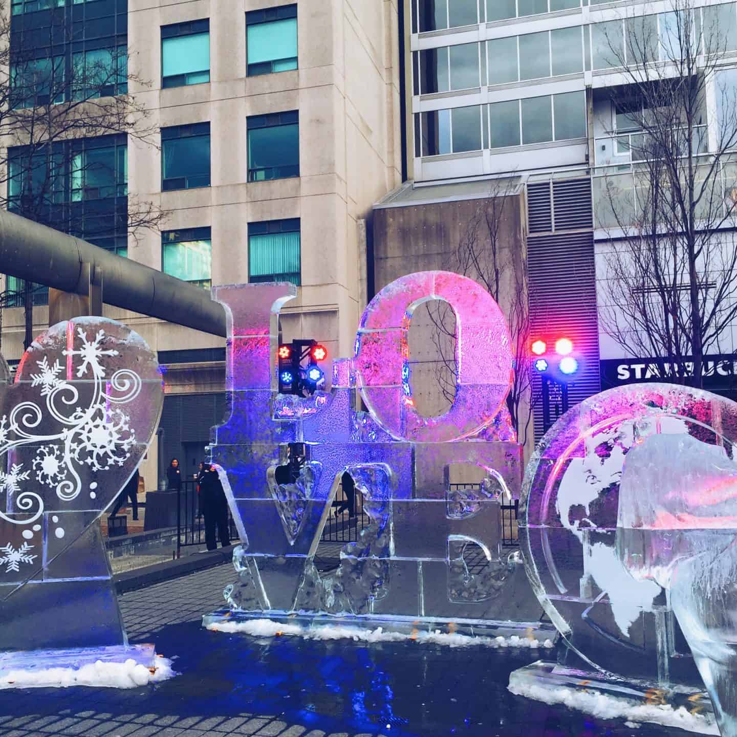 Bloor-Yorkville Icefest in Toronto