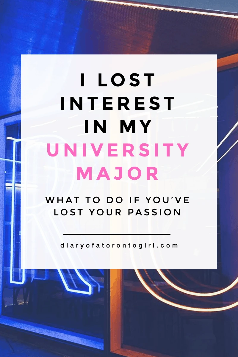 What to do if you've lost interest in your university major
