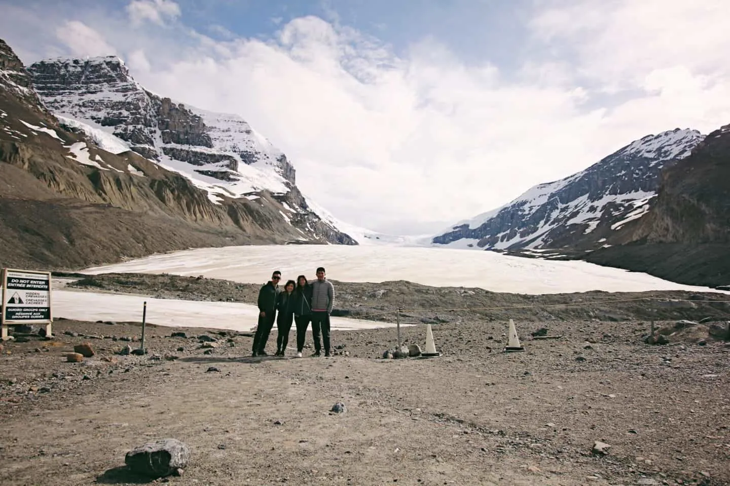 Columbia Icefield in Banff, Alberta