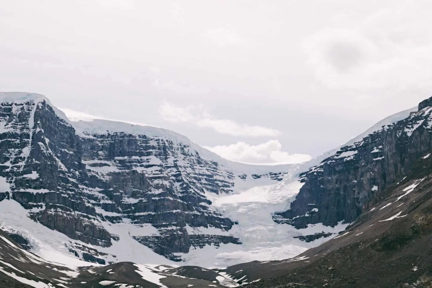 Columbia Icefield in Banff, Alberta