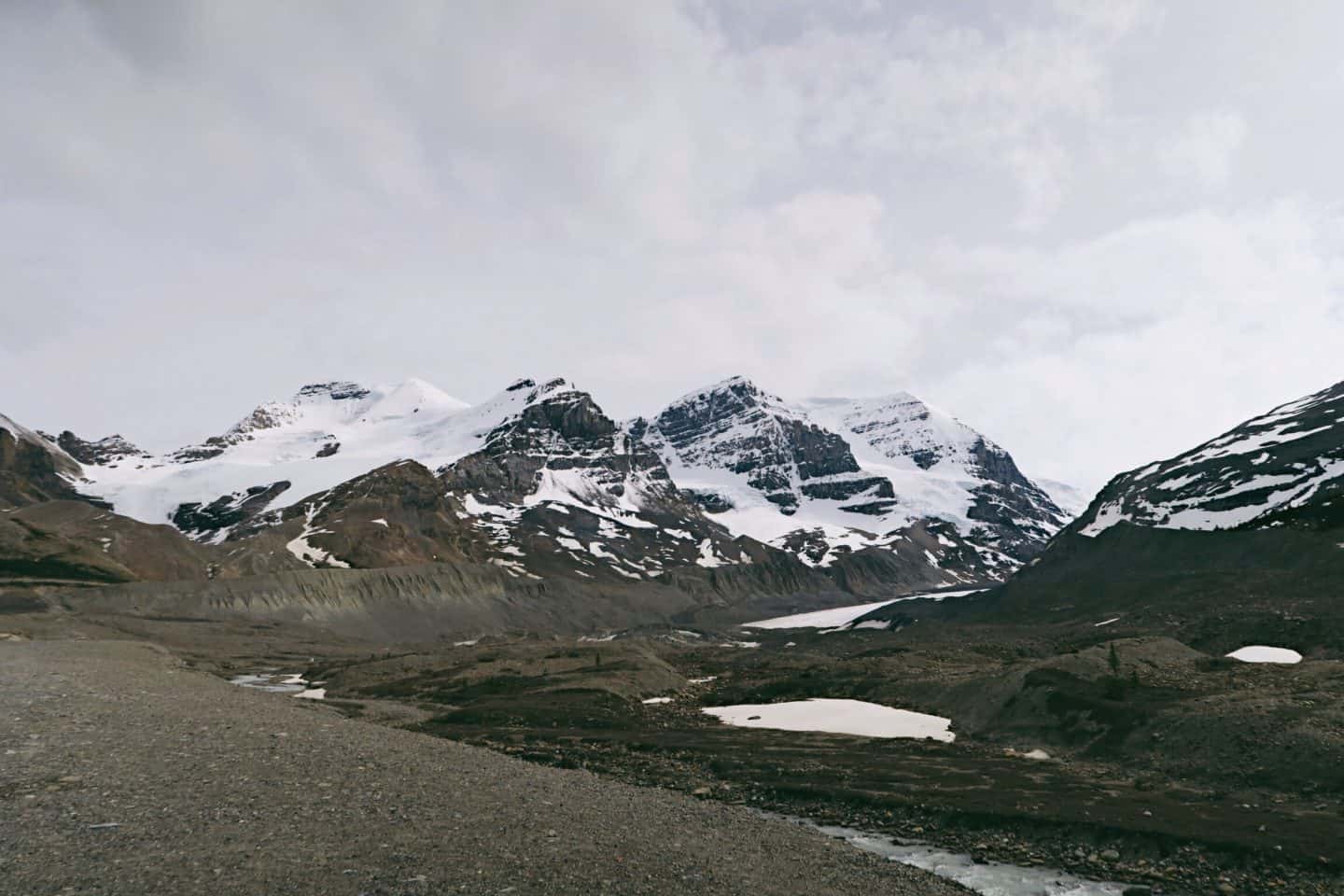 Columbia Icefield in Banff, Alberta