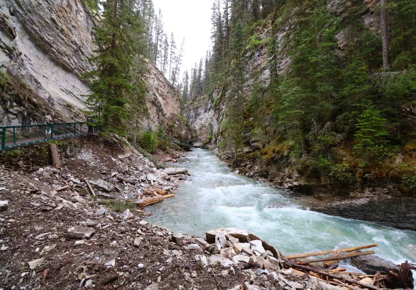 Johnston Canyon in Banff, Alberta