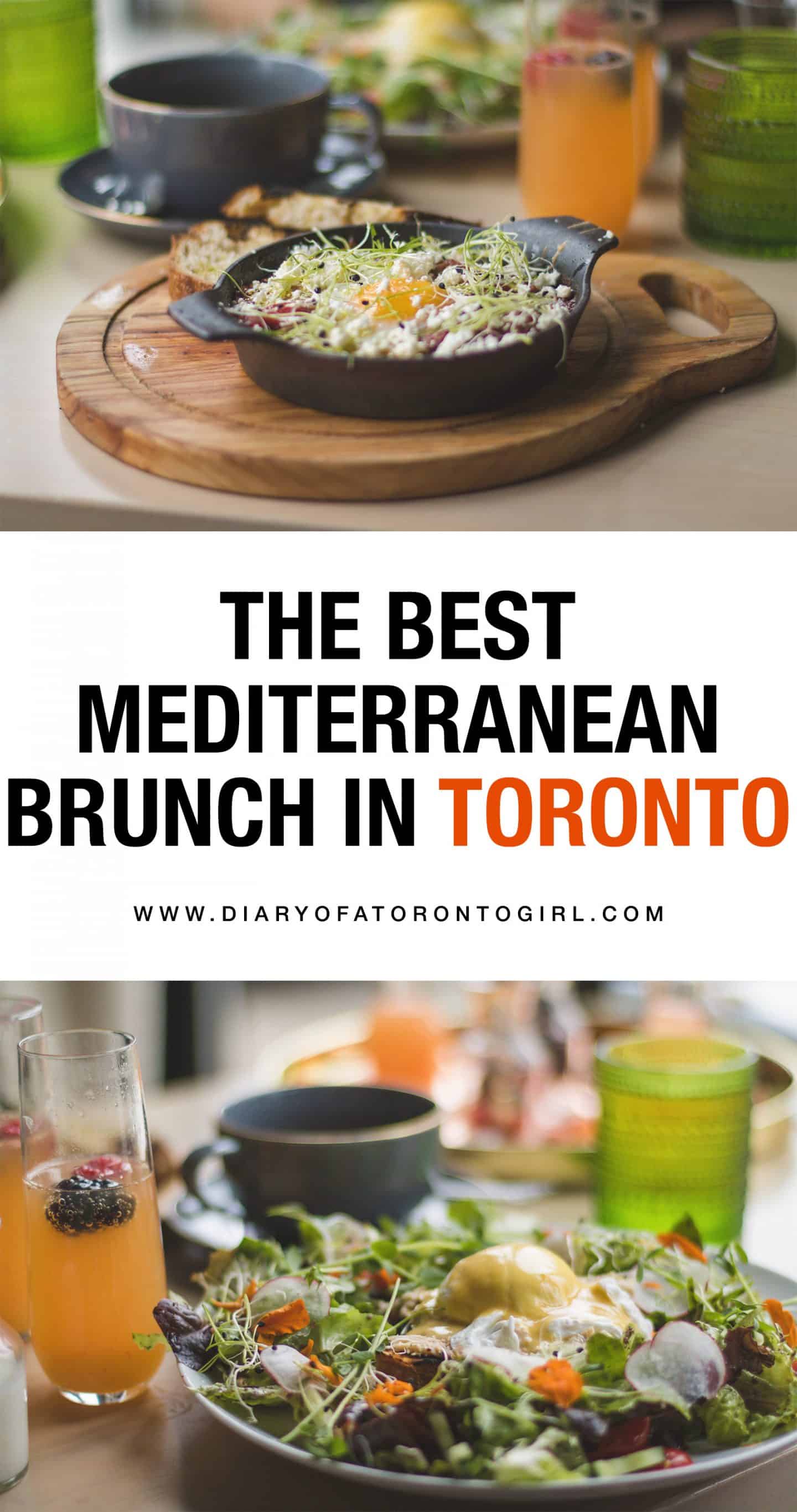 Reyna on King is the best Mediterranean brunch restaurant in Toronto, Canada! Here's a taste of their delicious breakfast offerings and cocktails.