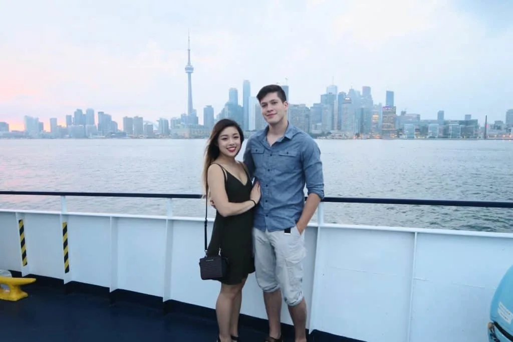Toronto skyline view from Mariposa Cruises