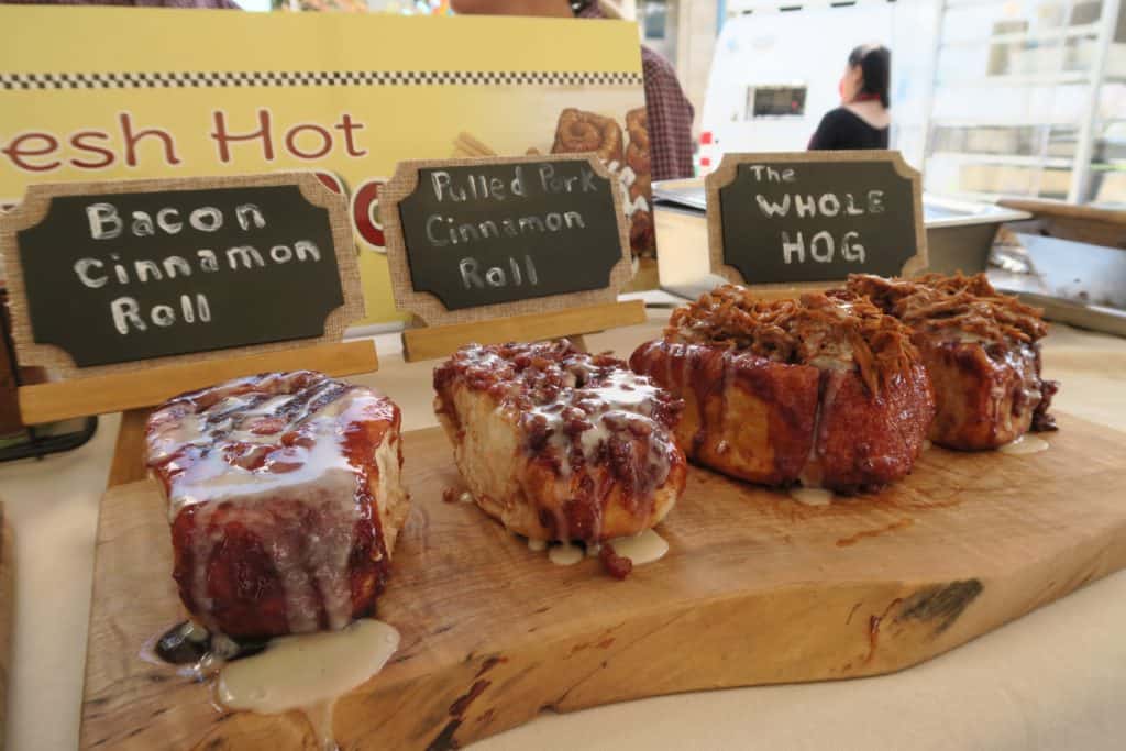 Bacon Cinnamon Rolls at the Canadian National Exhibition, Toronto