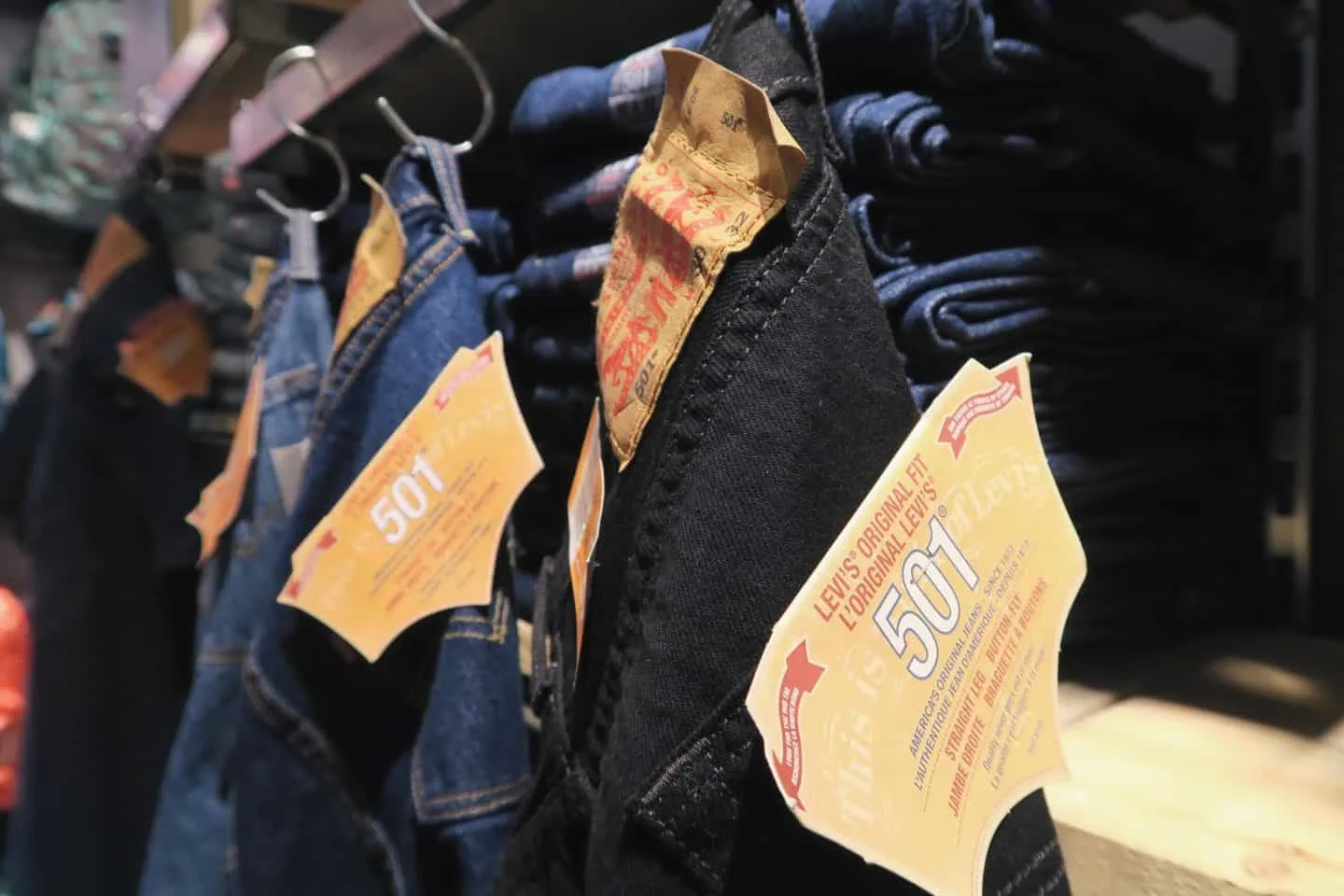 Levi's jeans at NEON Clothing in Toronto