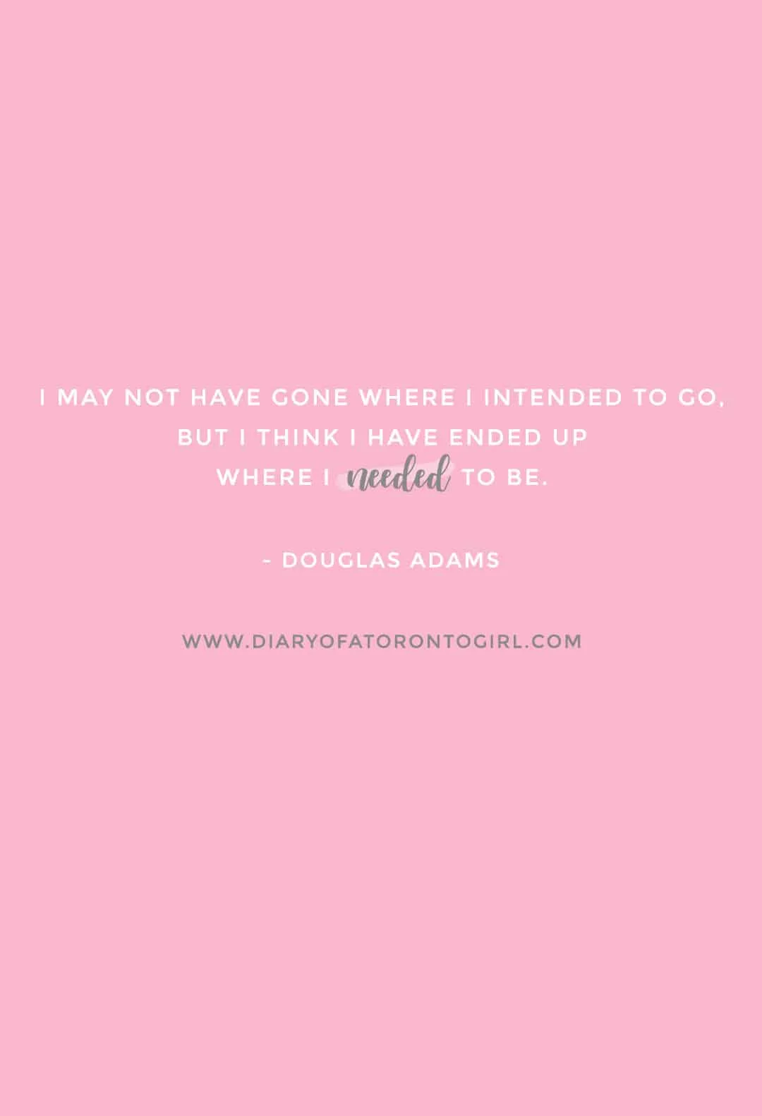 Douglas Adams inspirational quote