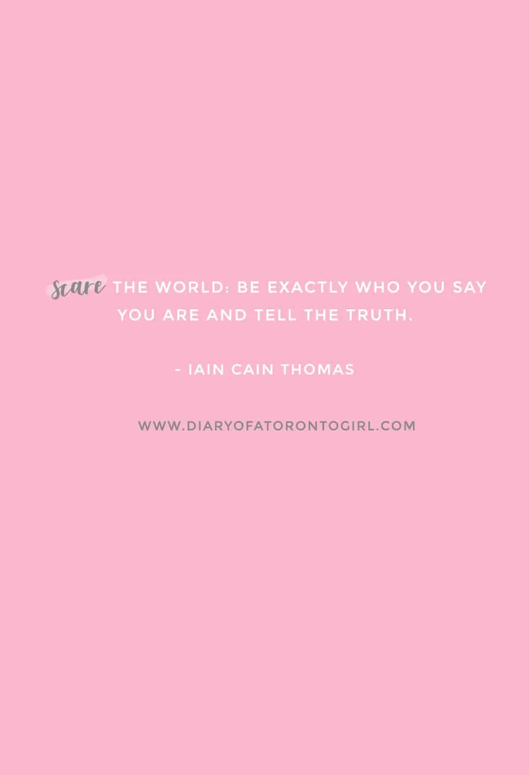 Iain Cain Thomas inspirational quote