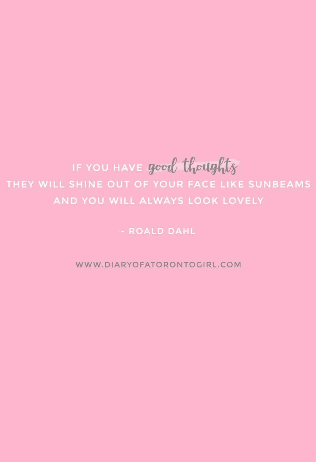Roald Dahl inspirational quote