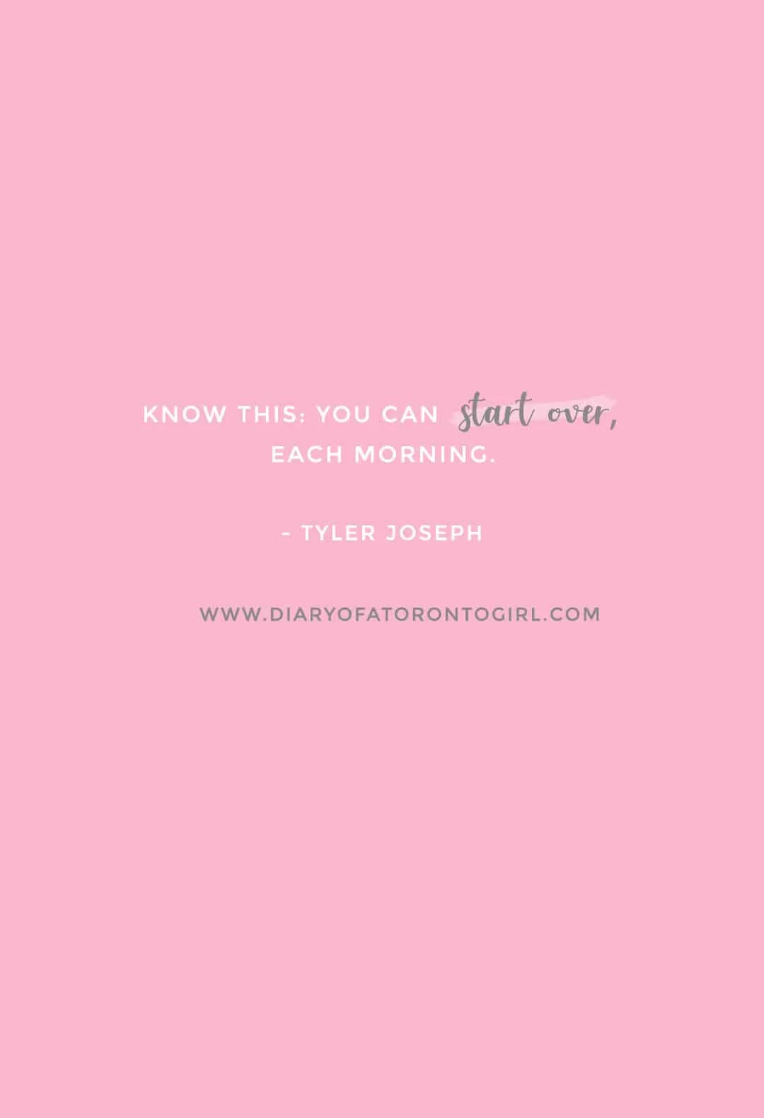 Tyler Joseph inspirational quote