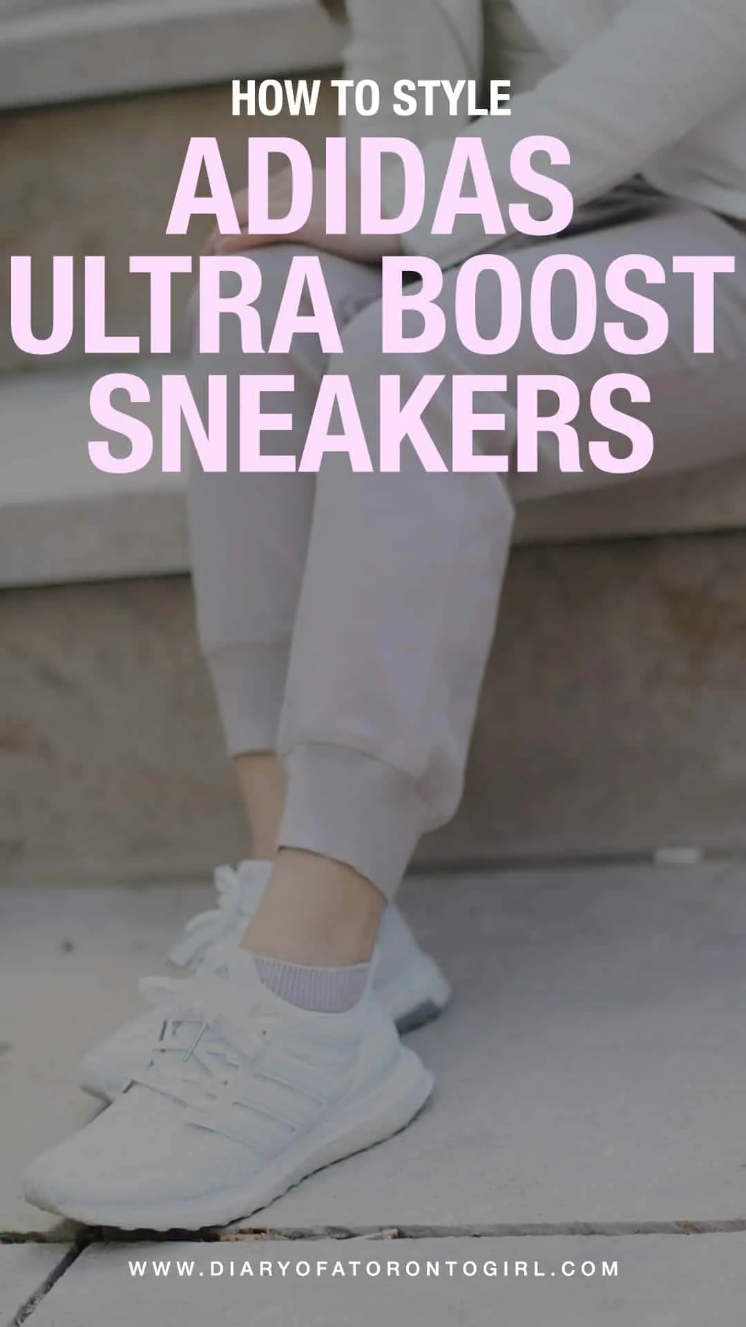 Adidas Ultra Boost sneakers are a staple shoe in my wardrobe. Here are two ways on how to style them for the spring season!