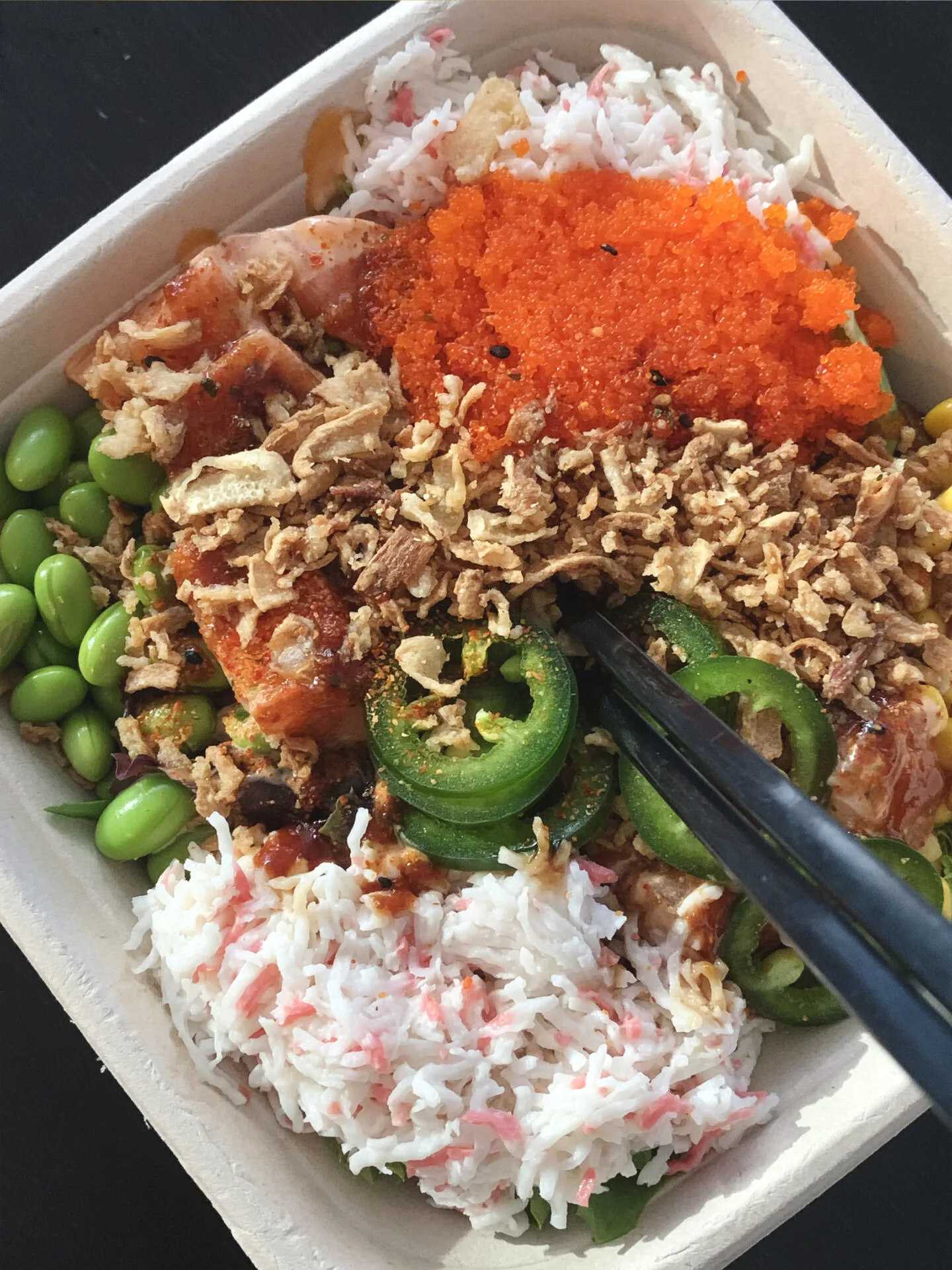 Poké bowl at The Poké Box Toronto