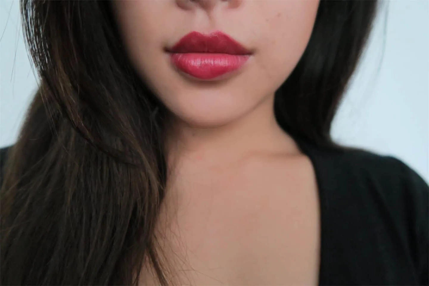 Arbonne Smoothed Over Lipstick Dahlia swatch