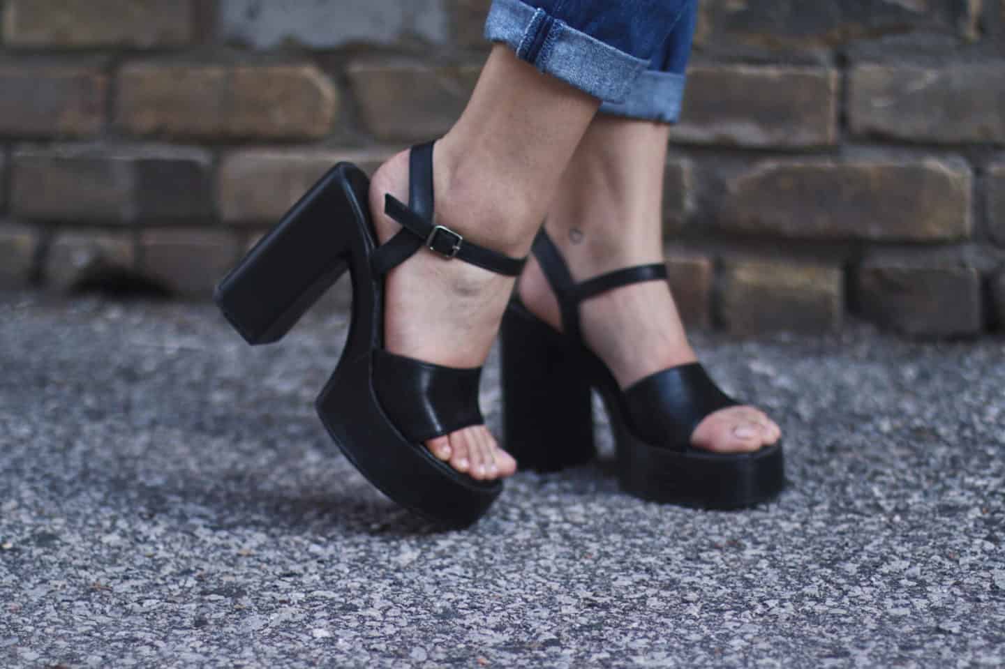 Platform summer sandals