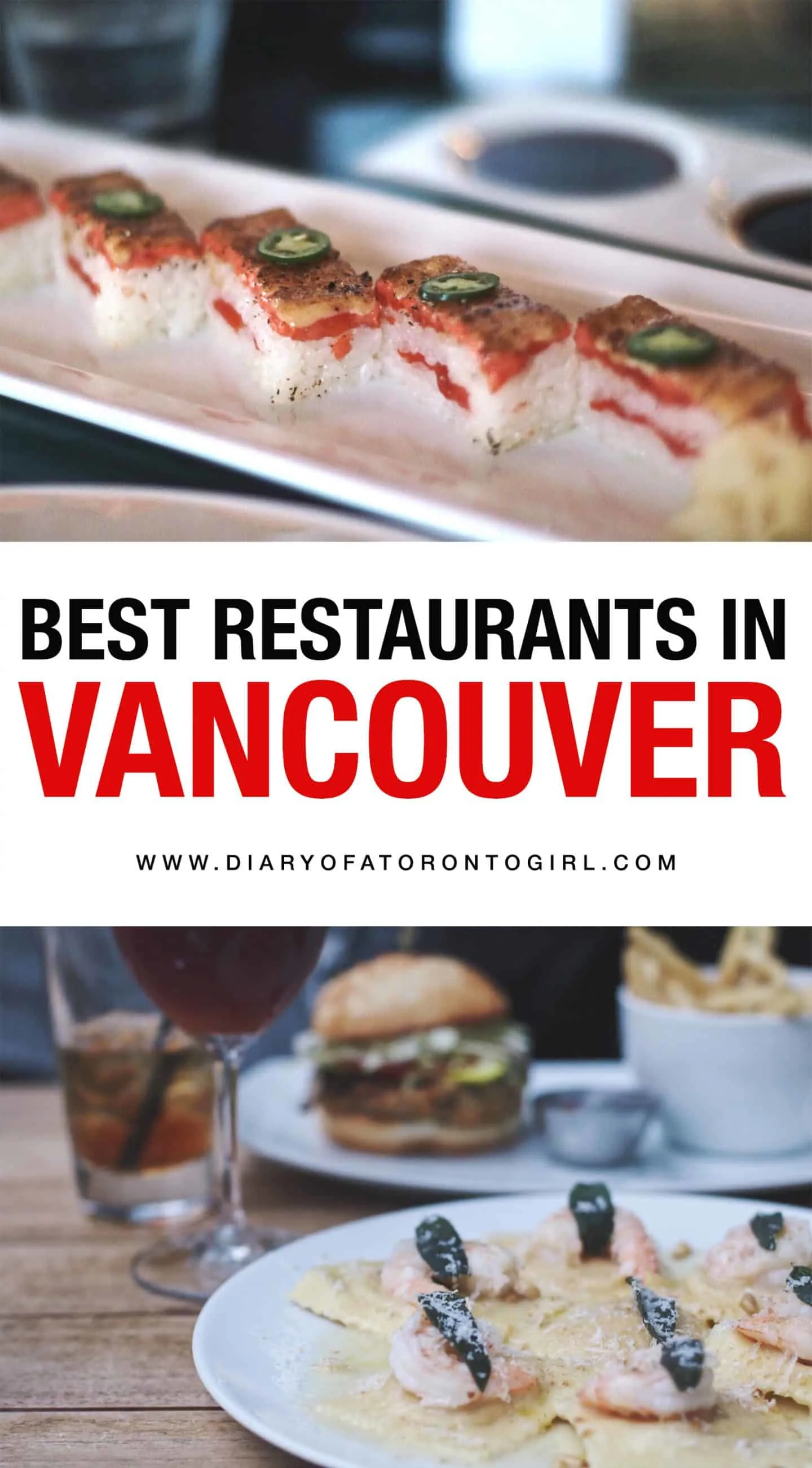 The ultimate guide on where to eat and drink in Vancouver, British Columbia, no matter what type of cuisine you're into!