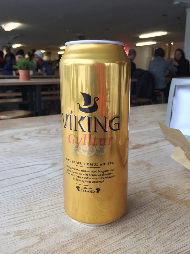 Viking beer in Iceland