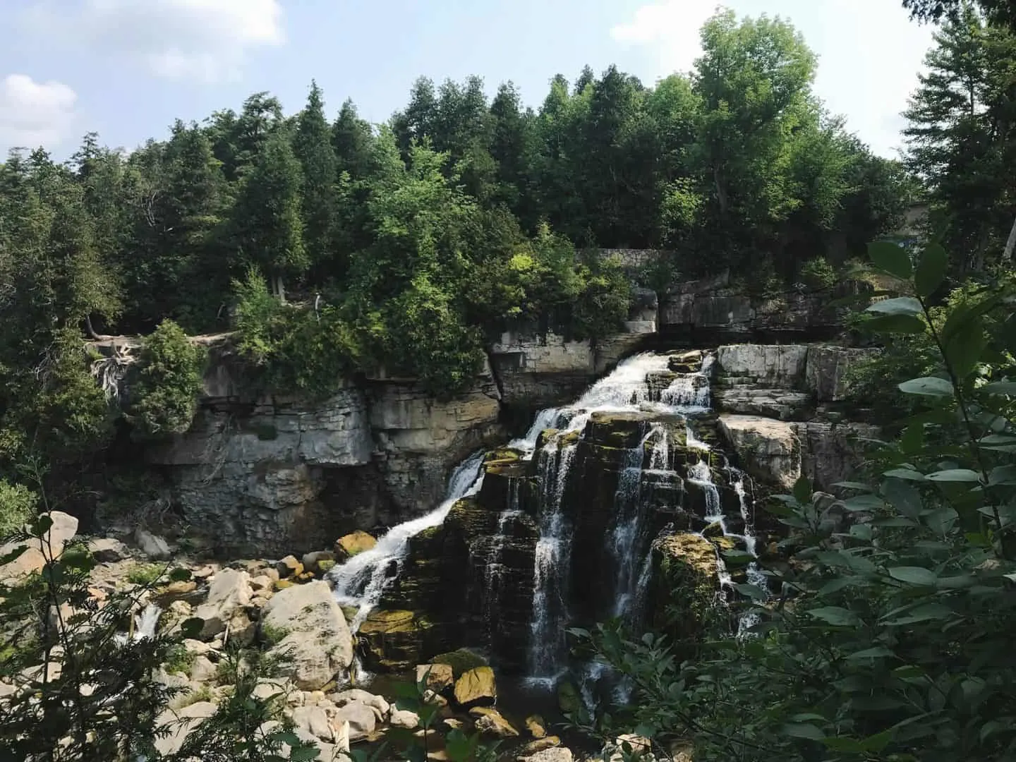 Inglis Falls Conservation Area in Georgian Bluffs, Ontario