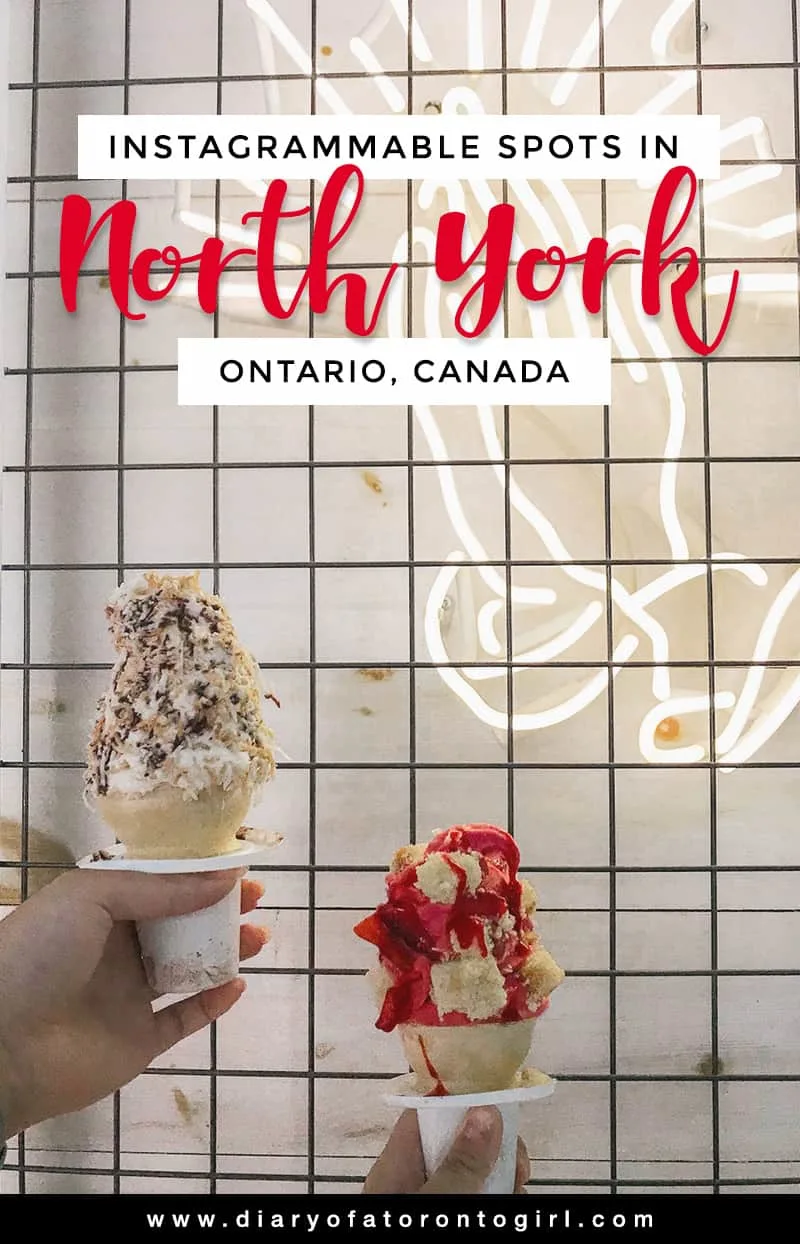 The best and most Instagram-worthy spots to visit in North York! Located just north of Toronto, this area has plenty of adorable restaurants and Instagrammable places.