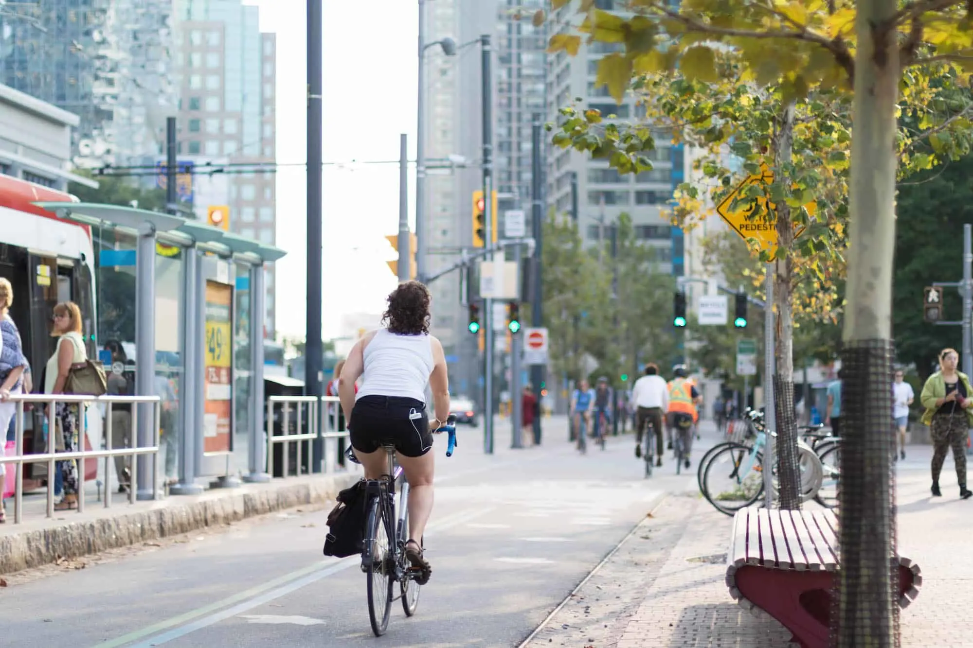 Bike Lane at Toronto Harbourfront