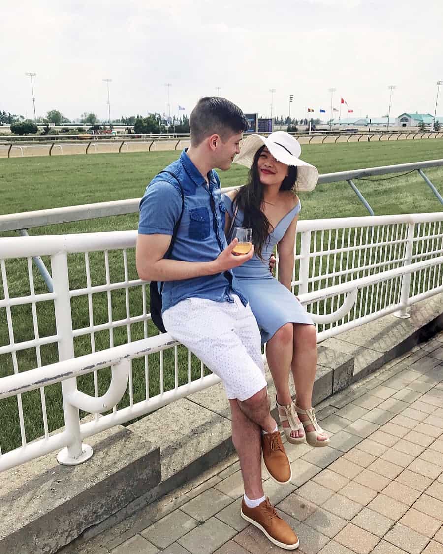 Horse racing at Woodbine Race Track