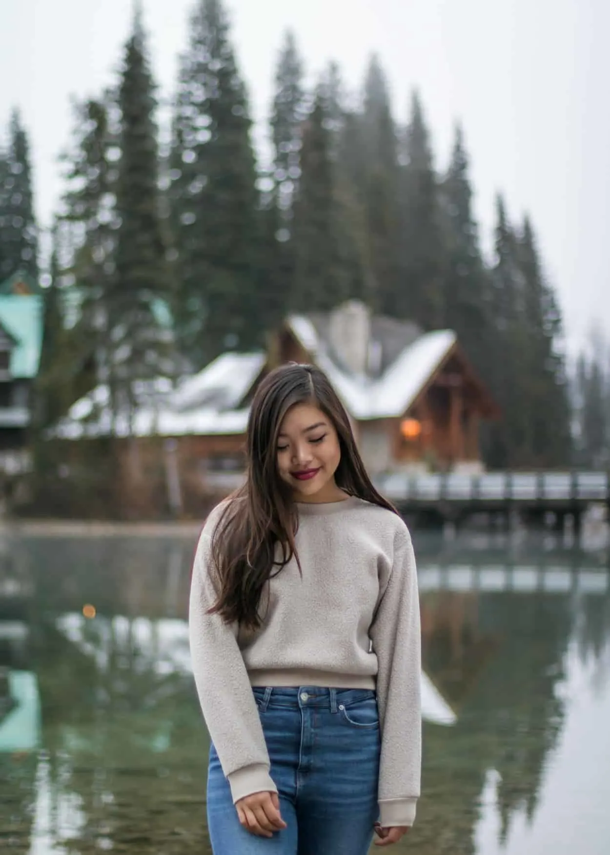 Emerald Lake in Field, British Columbia