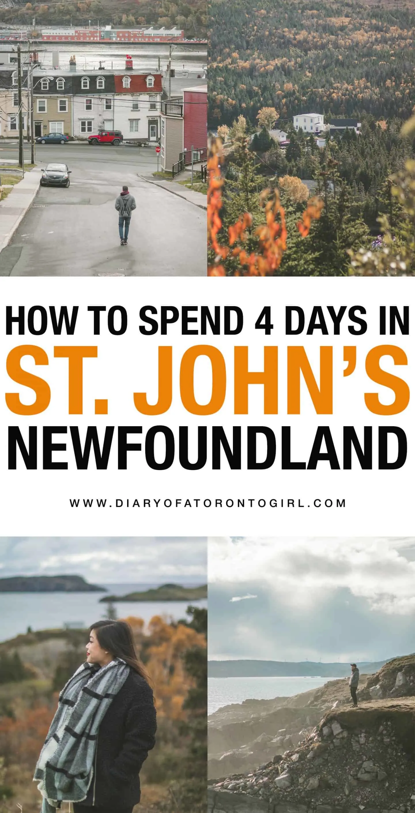 Your ultimate guide on how to spend 4 perfect days in Newfoundland during the fall, including all the best and most fun things to do in St. John's!
