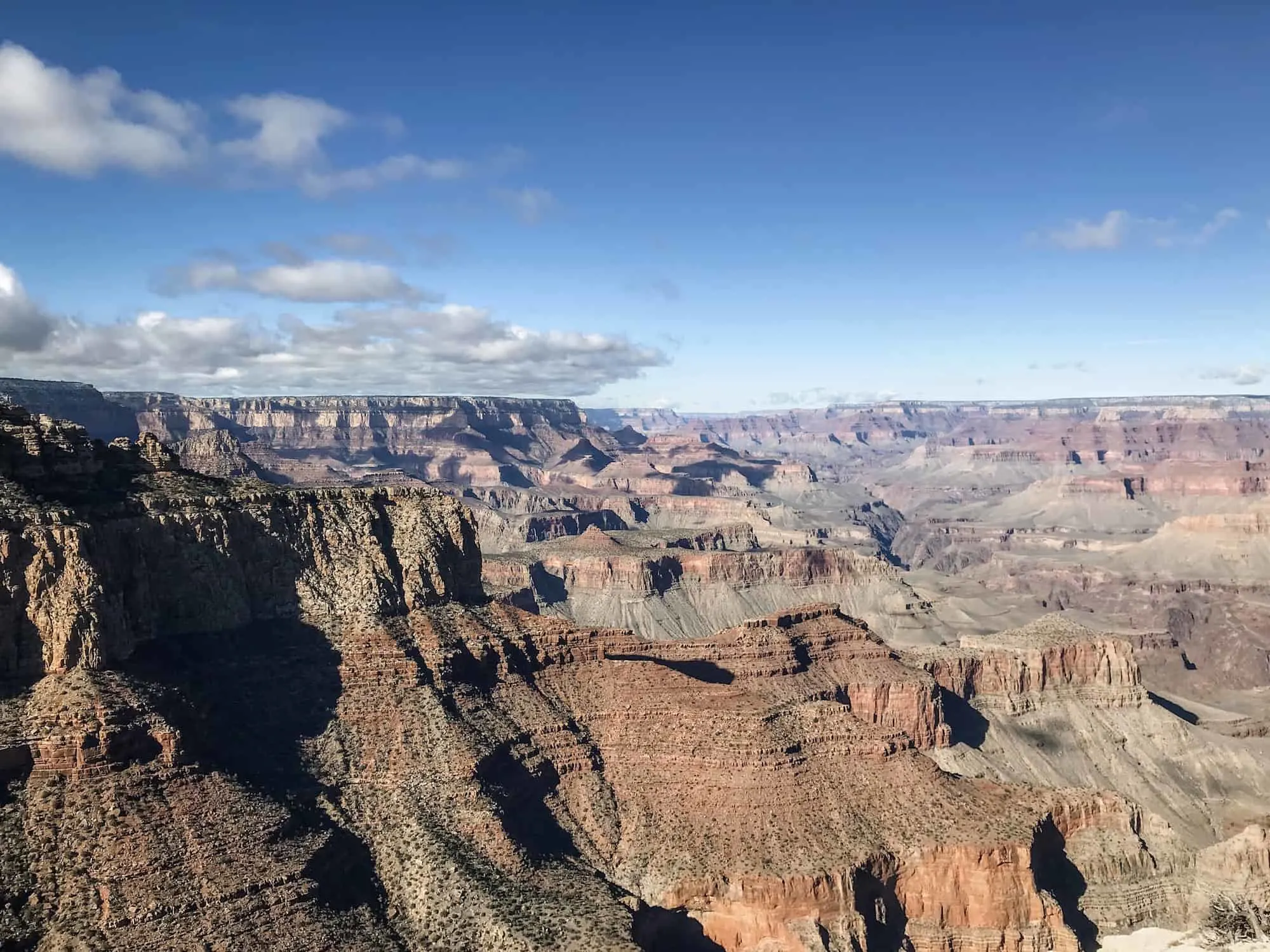 Grand Canyon National Park in Arizona is cool to see even during the winter