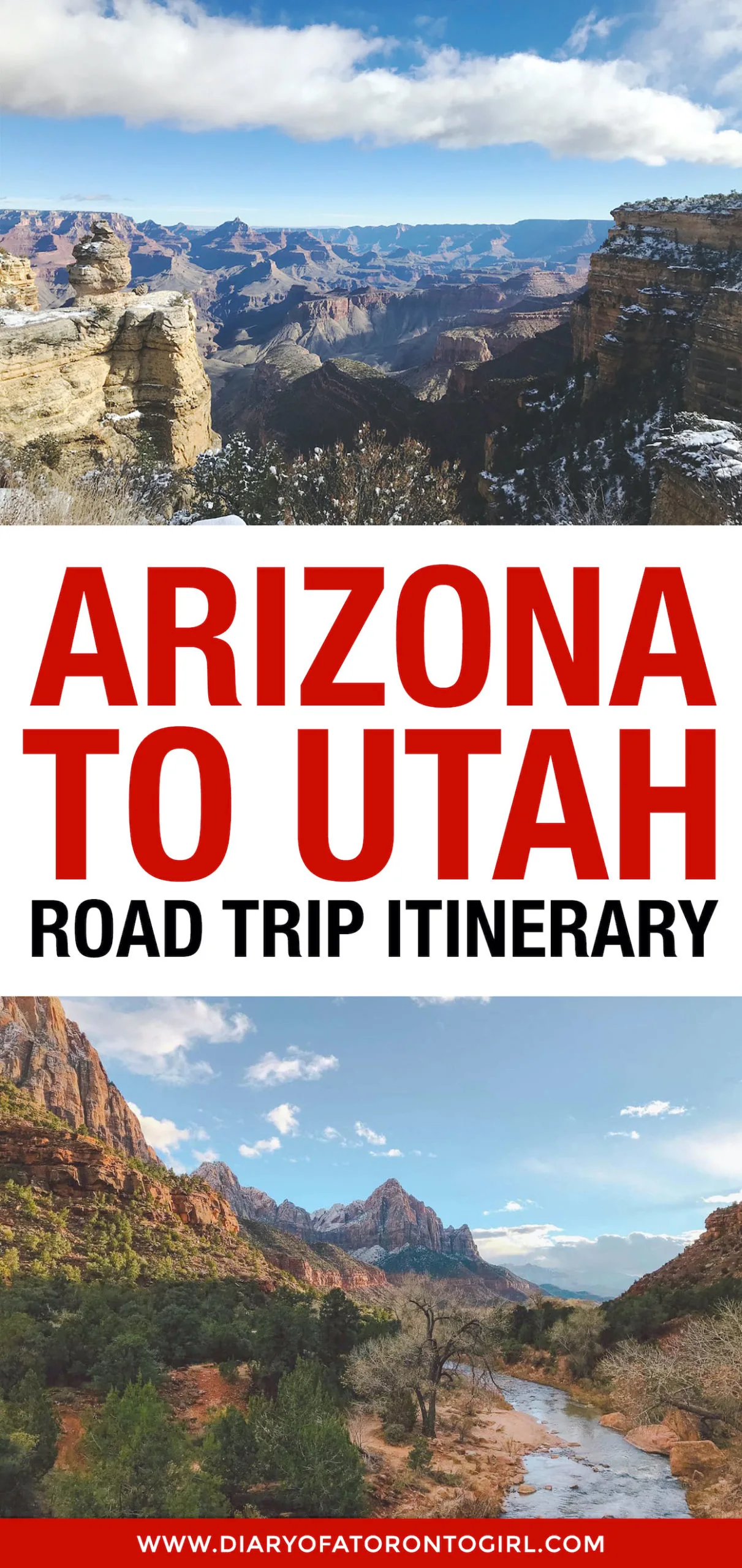 Arizona to Utah road trip