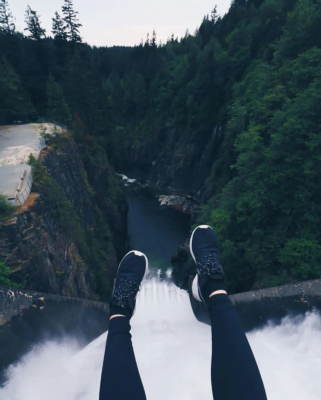 Cleveland Dam in North Vancouver, British Columbia