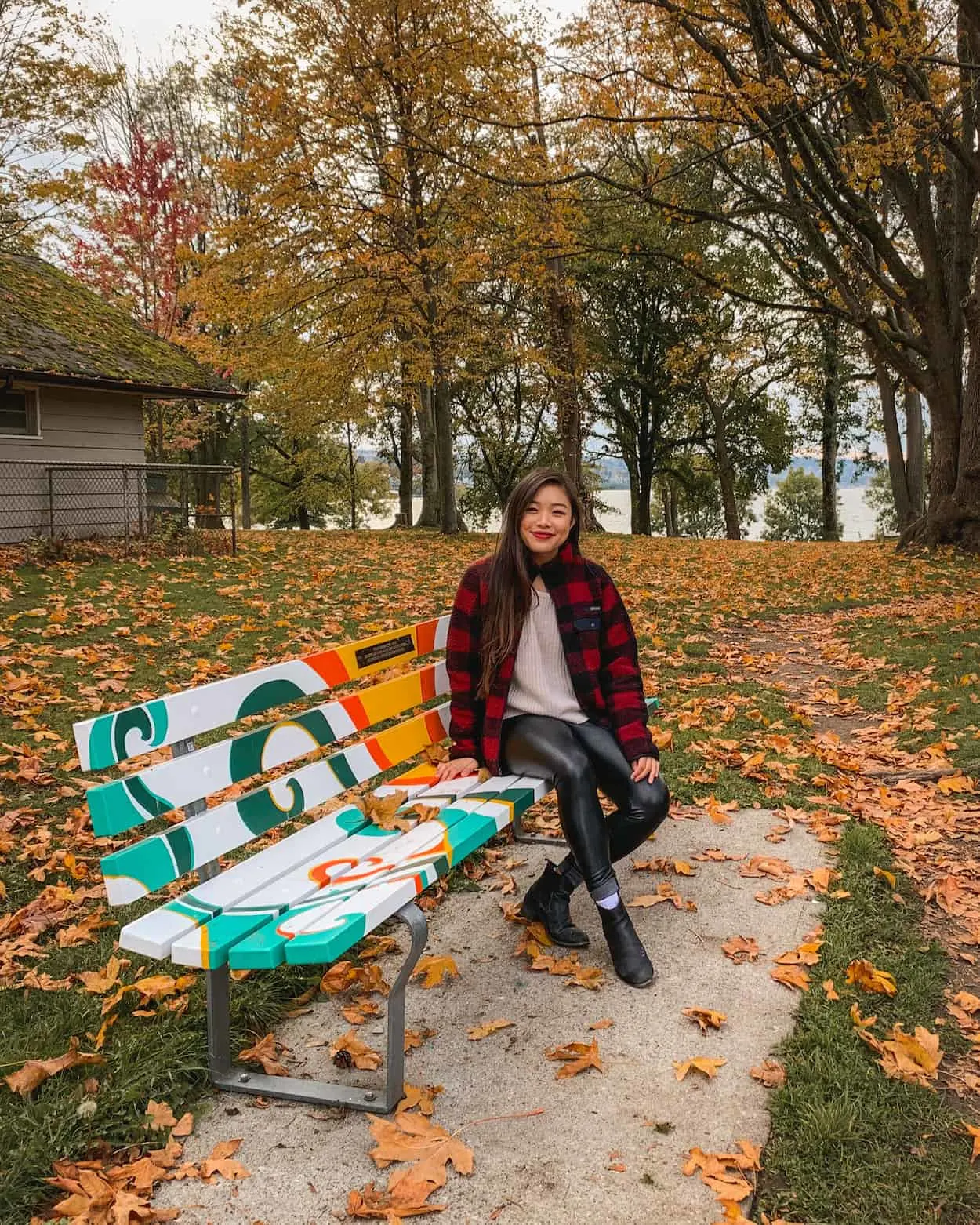 Fall weather at Stanley Park in Vancouver, British Columbia