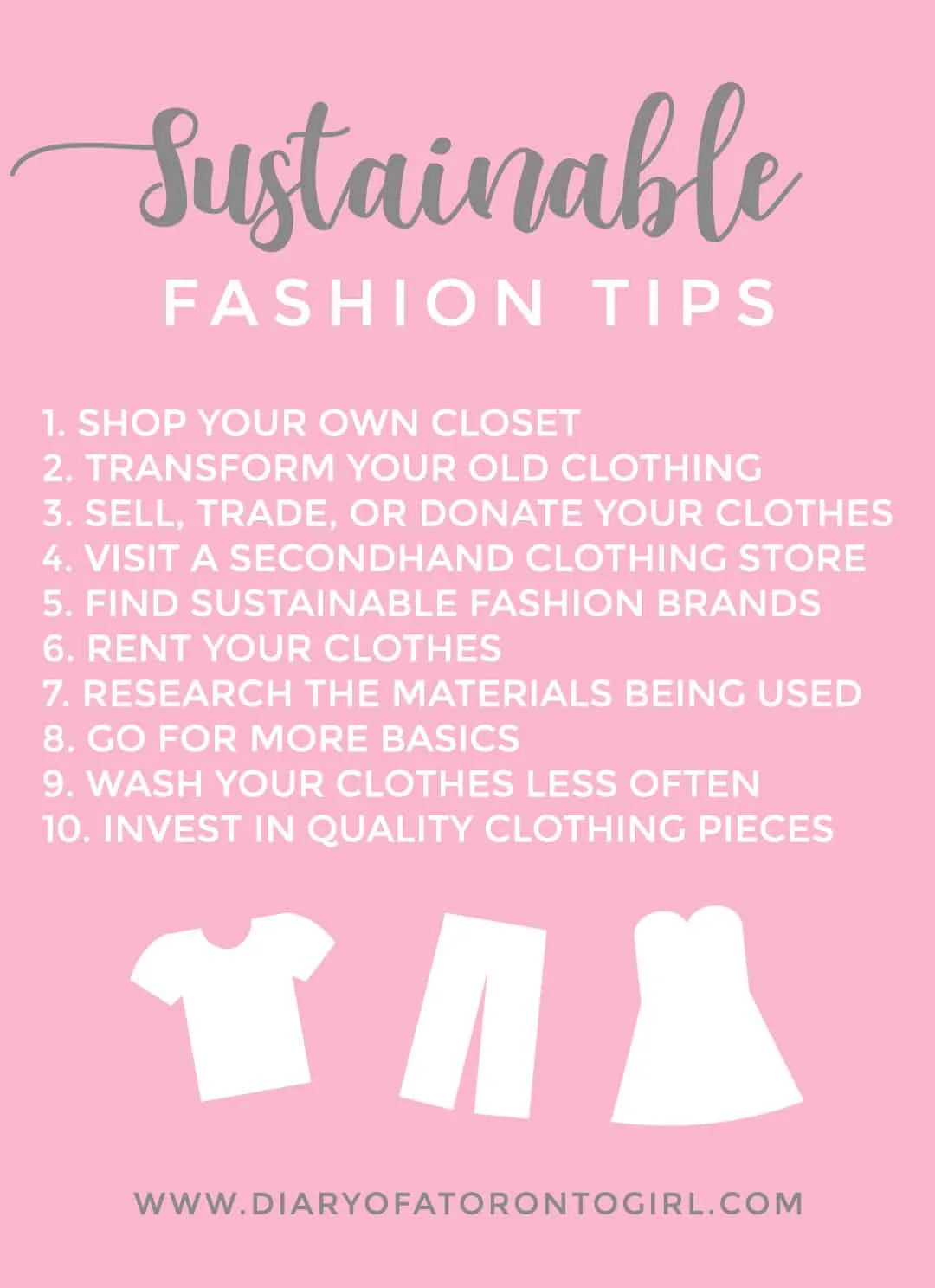 Fast fashion is extremely damaging to the environment &ndash; here are some of my tips on how to make more sustainable fashion and shopping decisions!
