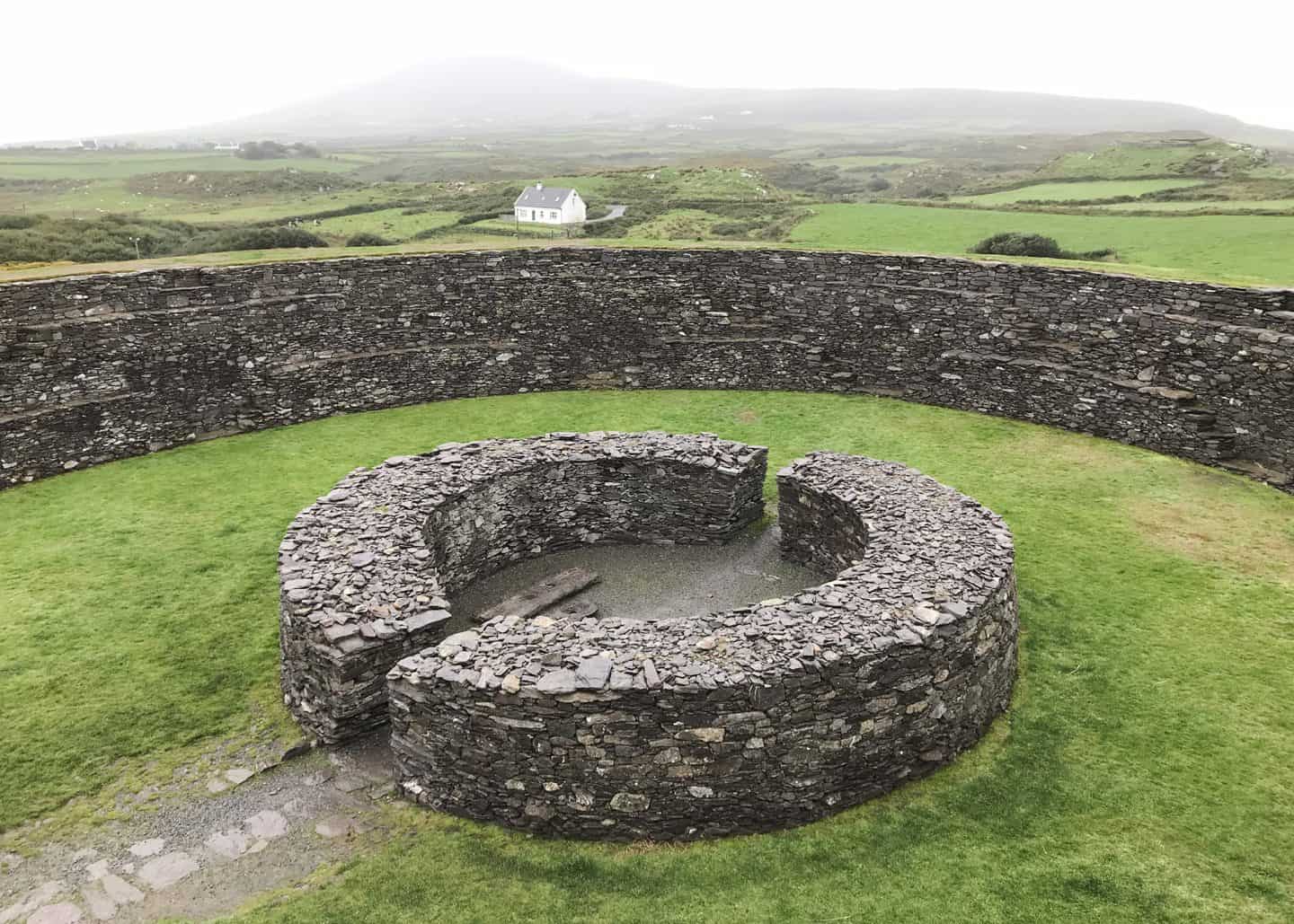 Cahergall Stone Fort in Ireland