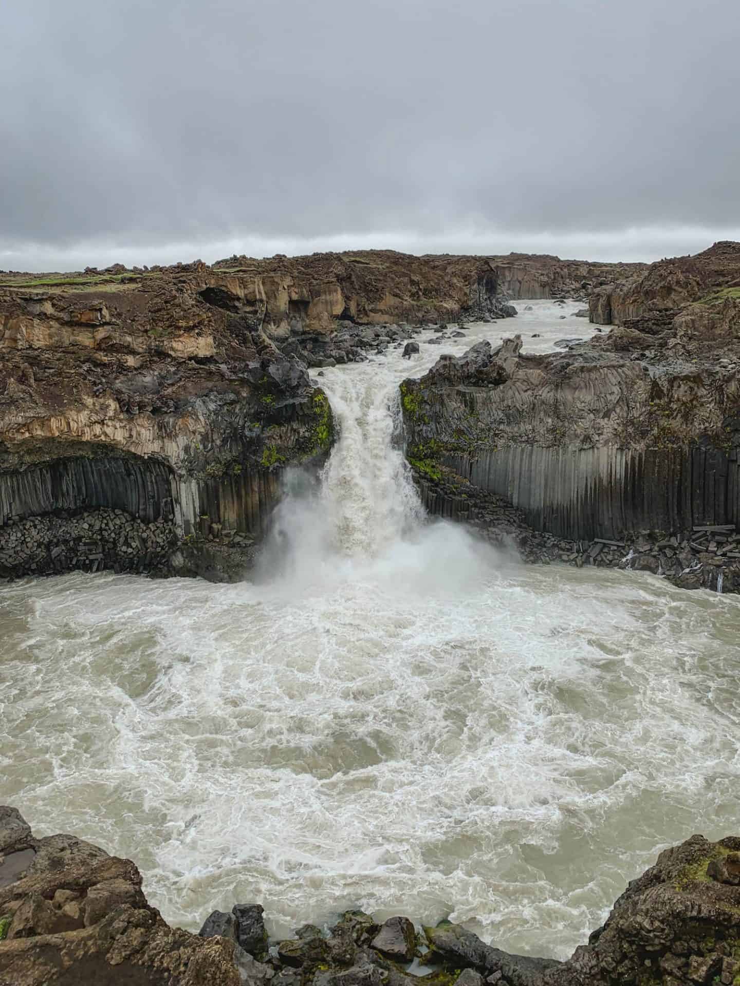 Aldeyjarfoss Waterfall along the Ring Road in North Iceland