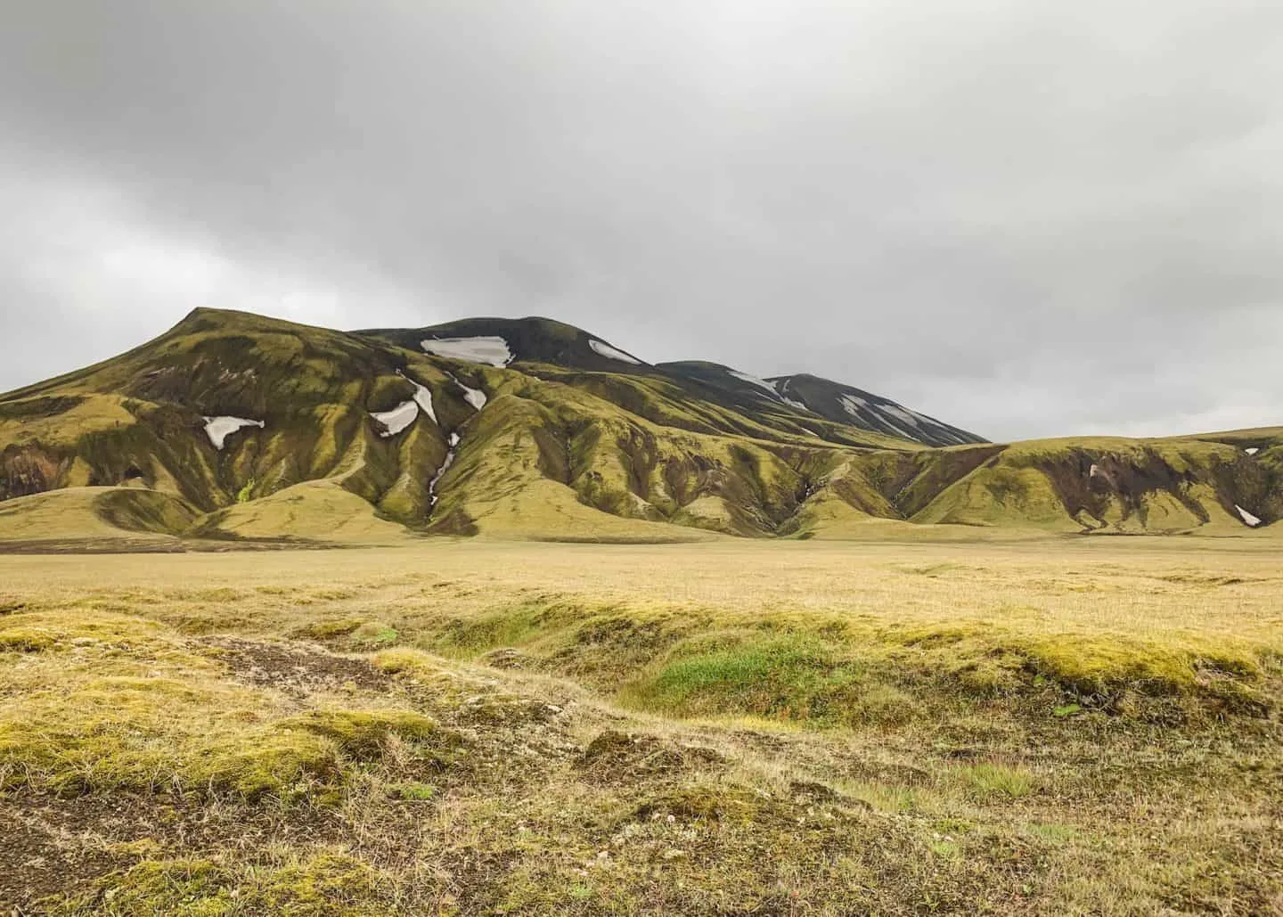 Landmannalaugar campsite in Icelandic Highlands