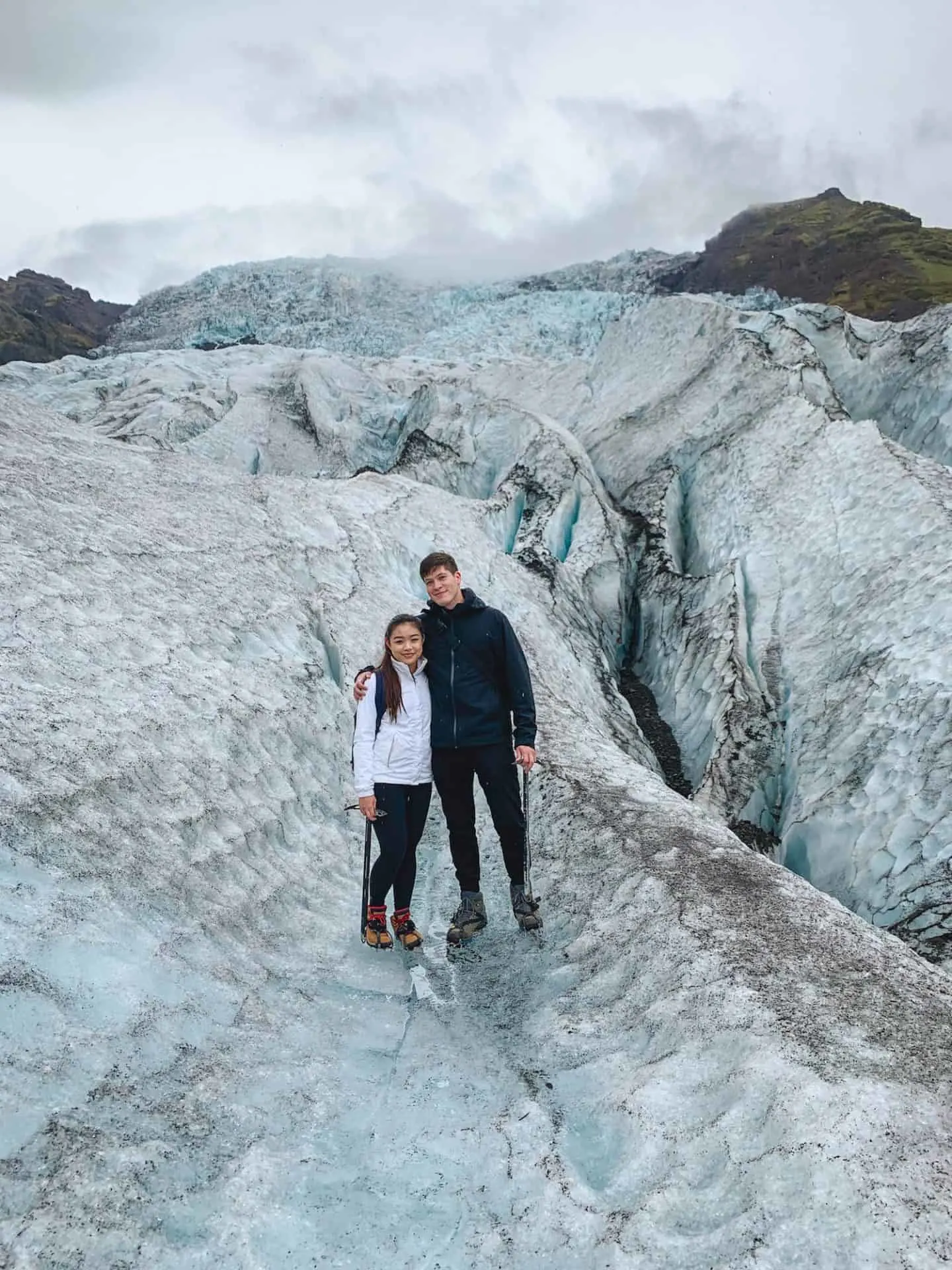 Glacier hiking at Skaftafell National Park in Iceland