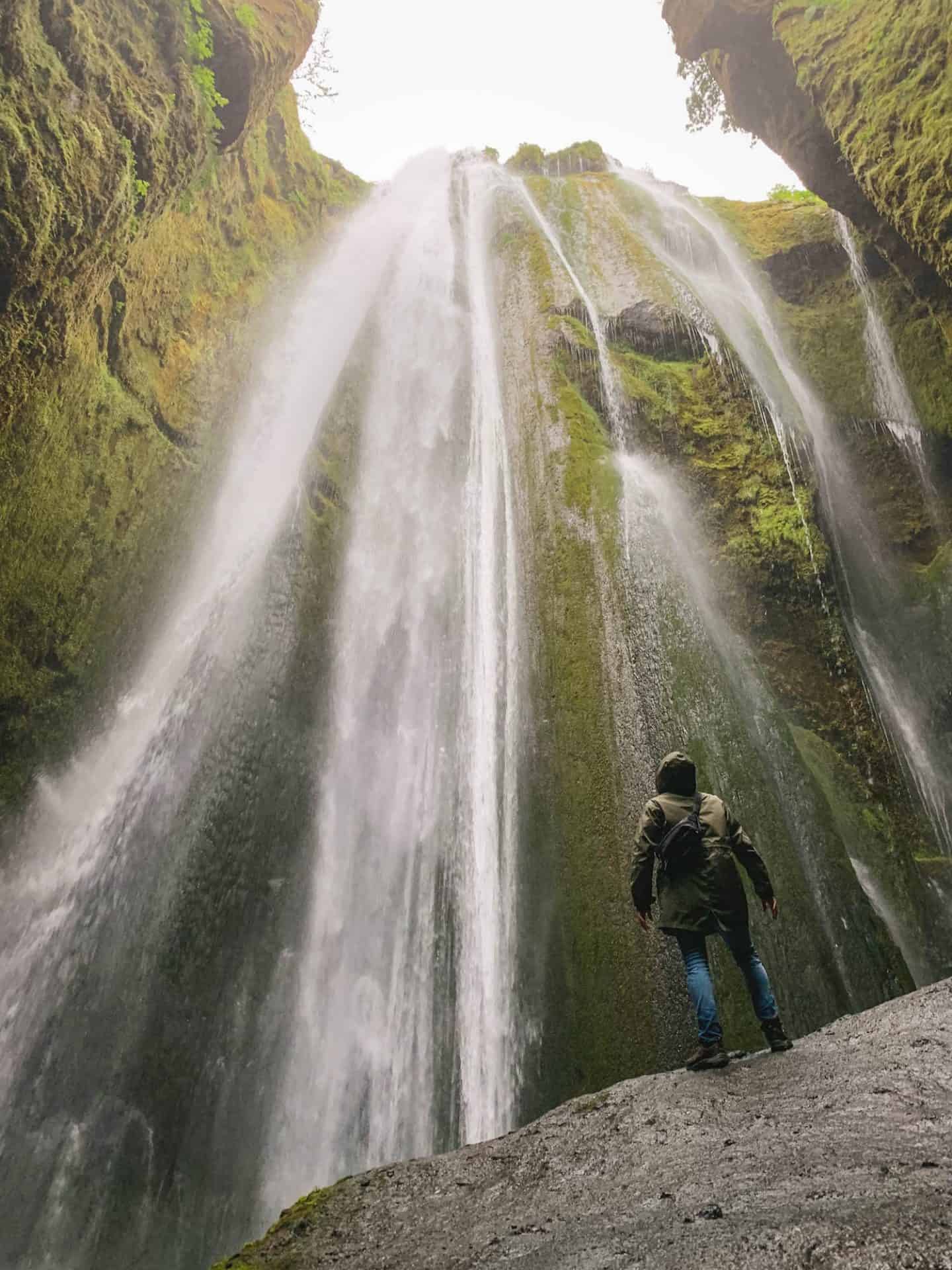 Gljúfrabúi Waterfall along the Iceland Ring Road