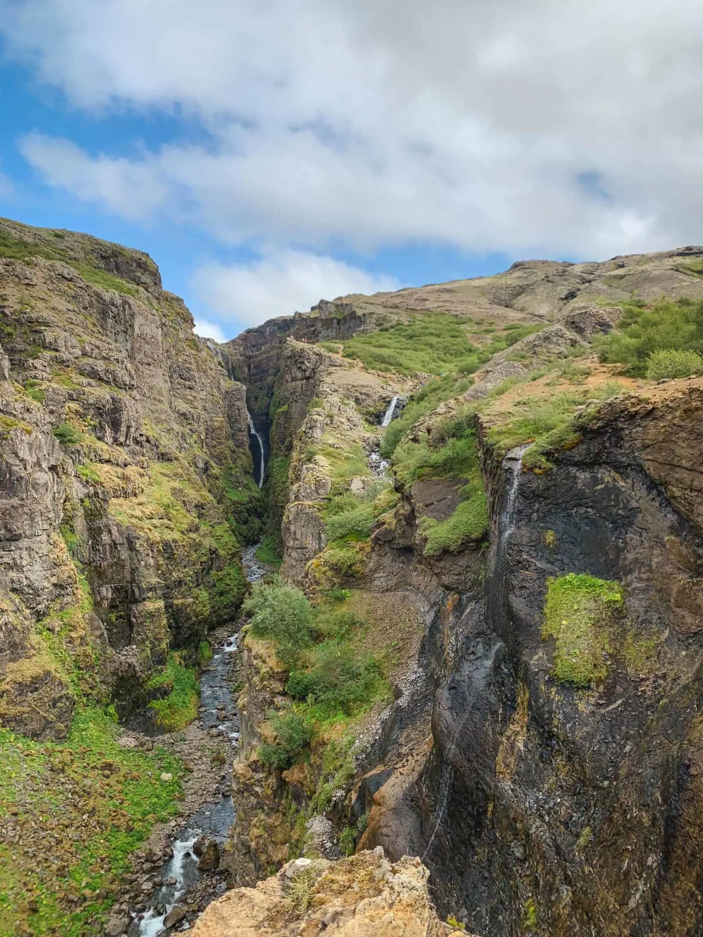 Glymur Waterfall hike in Iceland