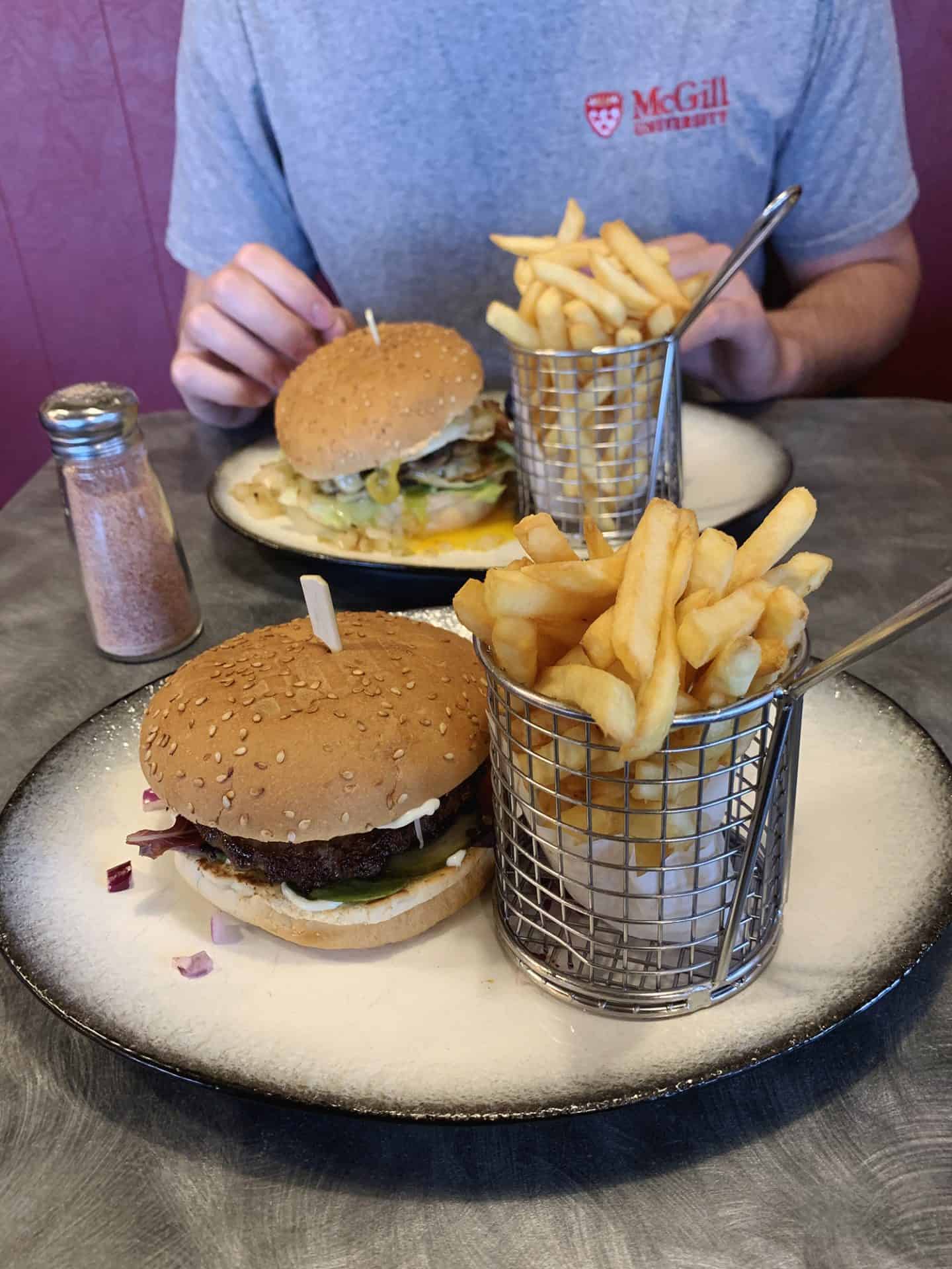 Hafnarbuðin serves delicious burgers in Hofn, Iceland