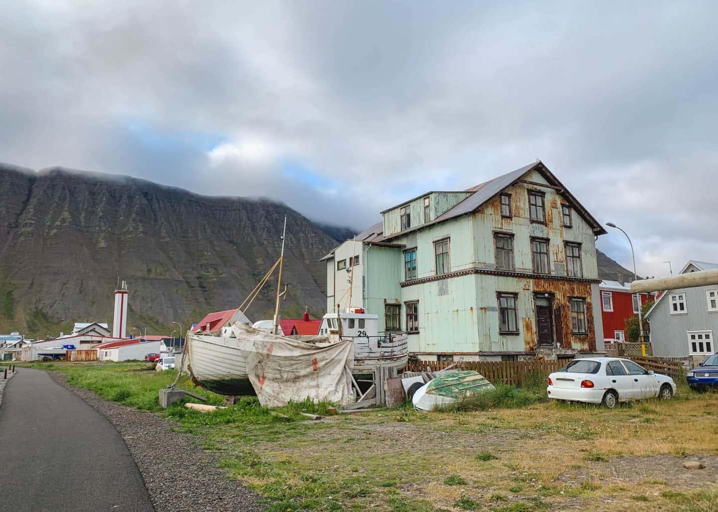 Ísafjörður in the Westfjords of Iceland