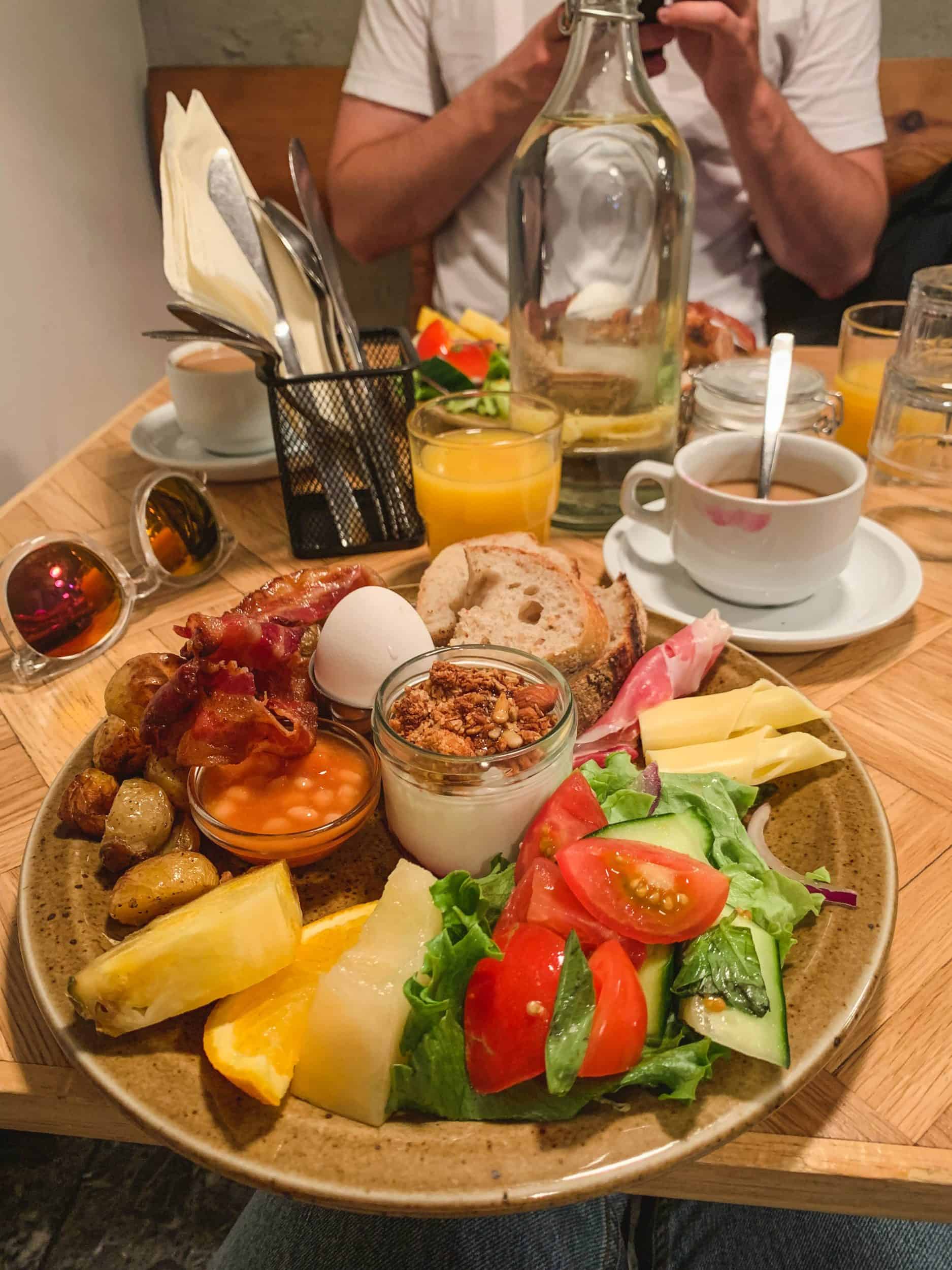 Traditional Icelandic breakfast in Reykjavik, Iceland