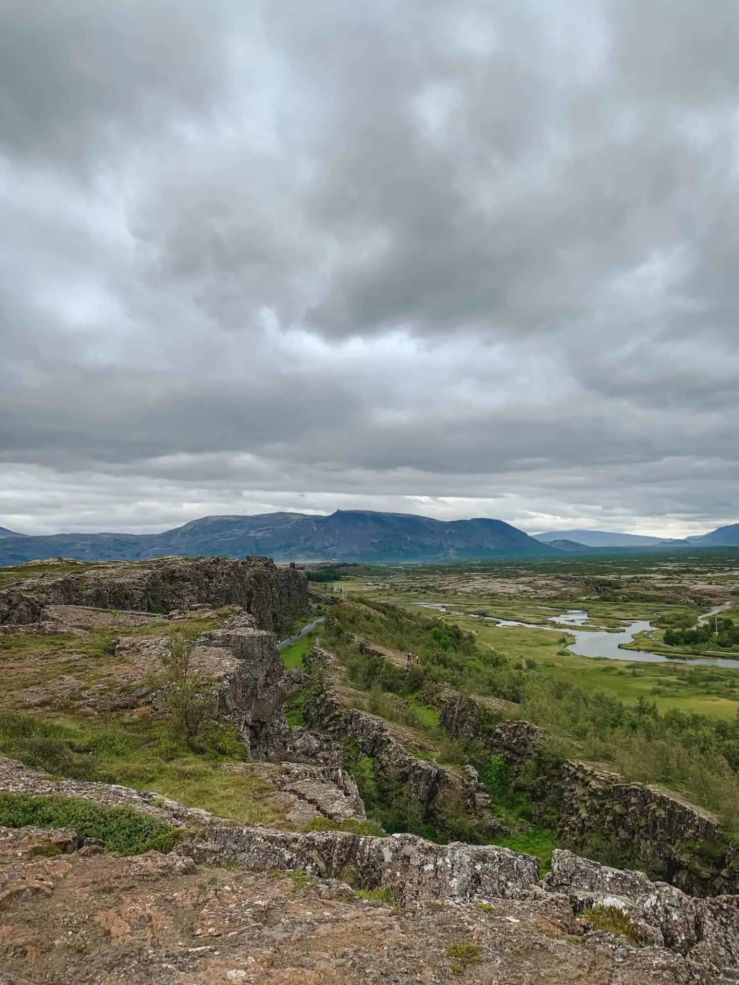 Thingvellir National Park along the Ring Road in Iceland