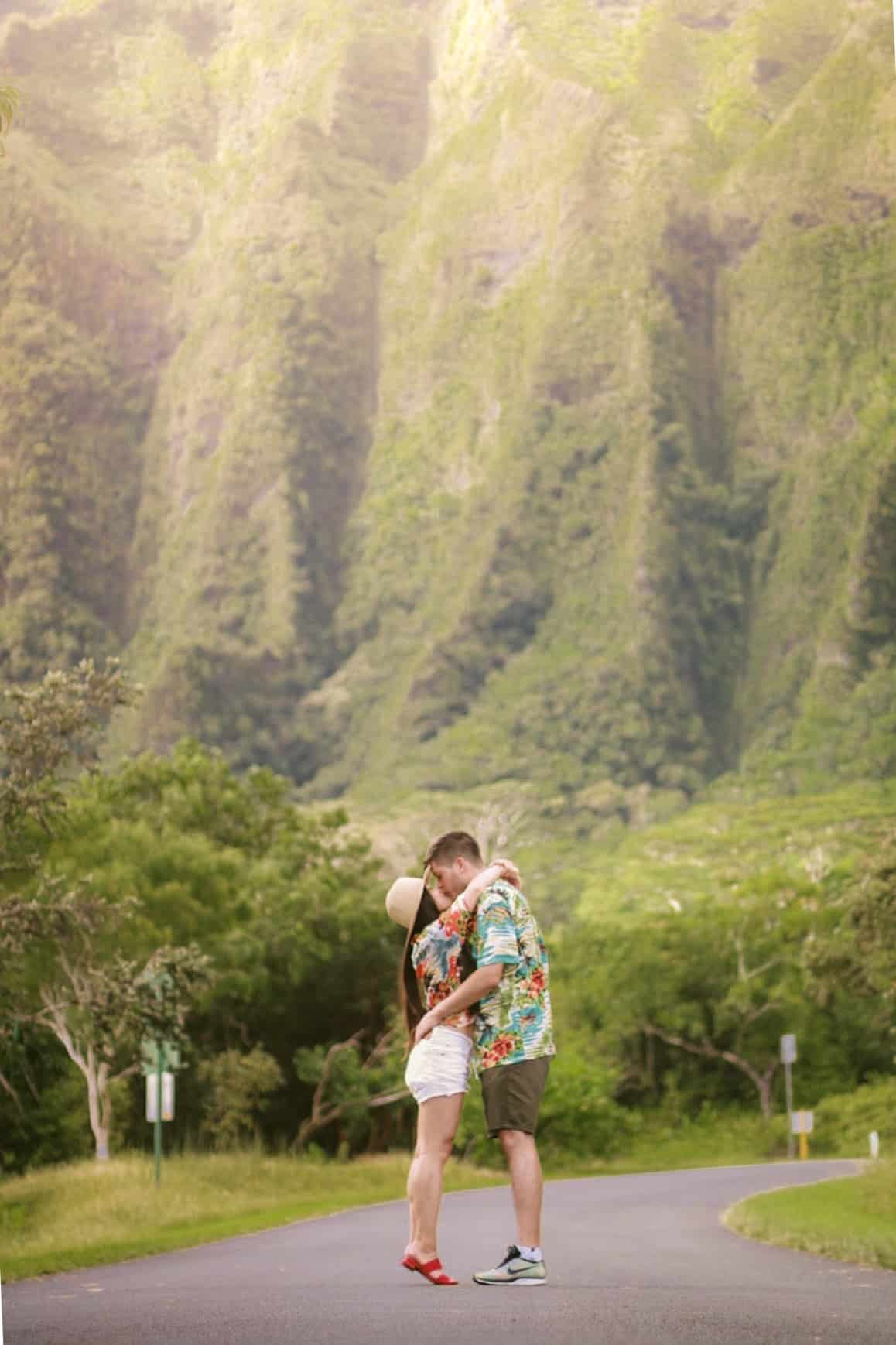 Hoomaluhia Botanical Garden in Oahu, Hawaii