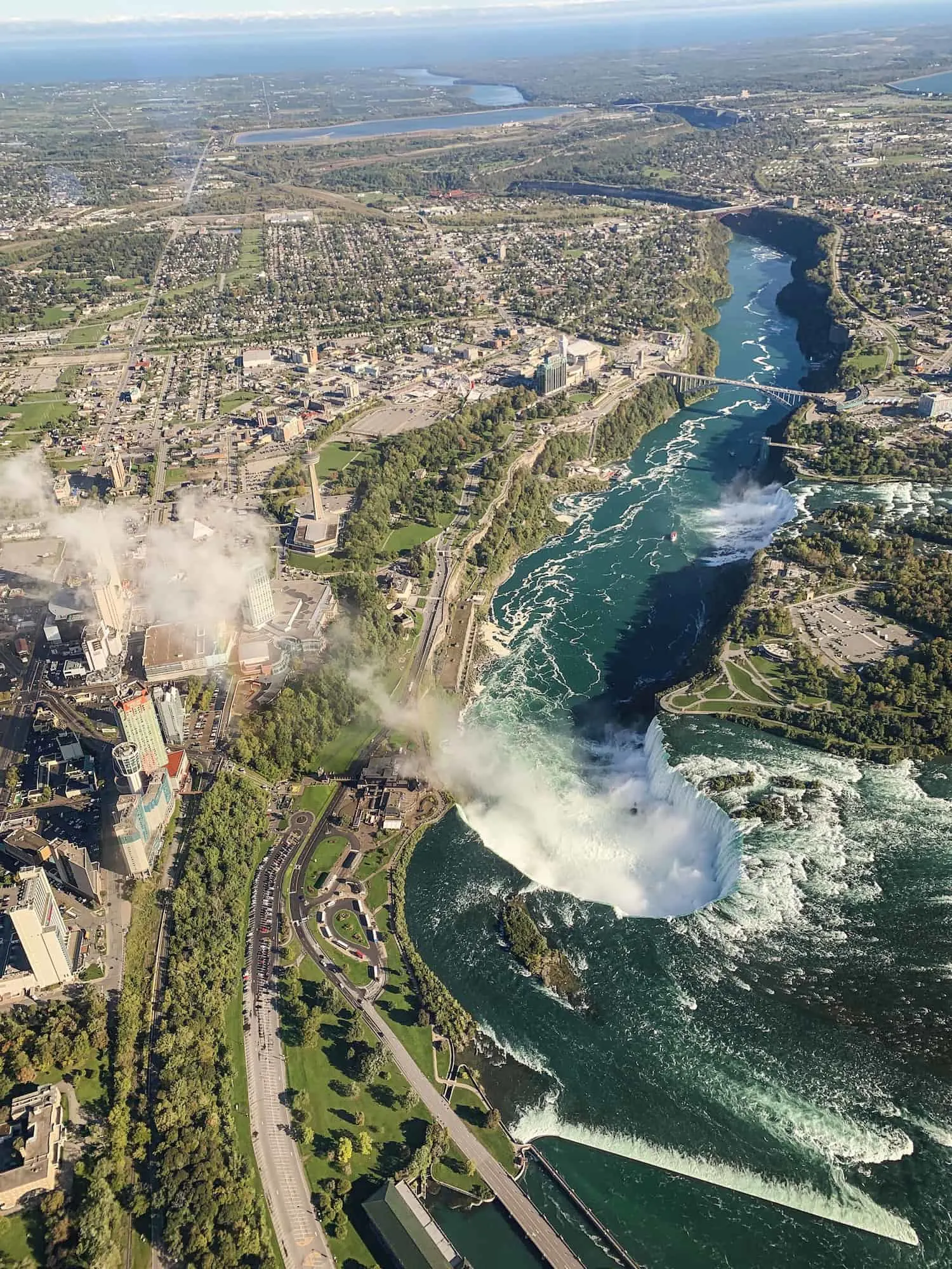 Helicopter ride in Niagara Falls, Ontario