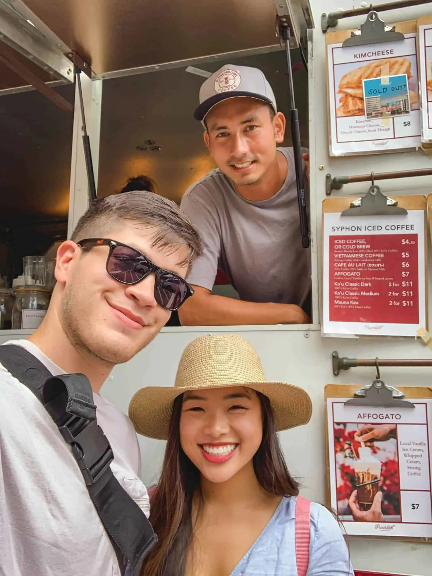 Punchbowl Coffee Truck in Waikiki, Oahu, Hawaii