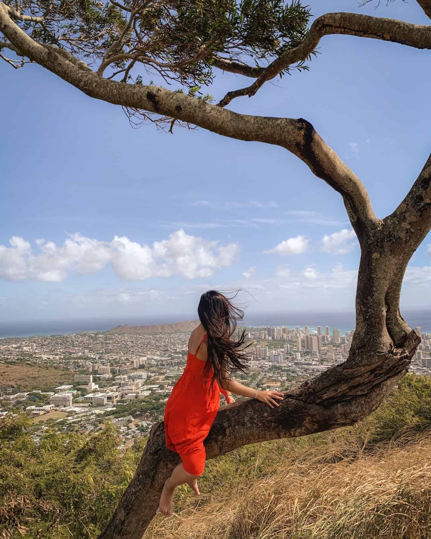 The Tantalus Lookout in Oahu, Hawaii