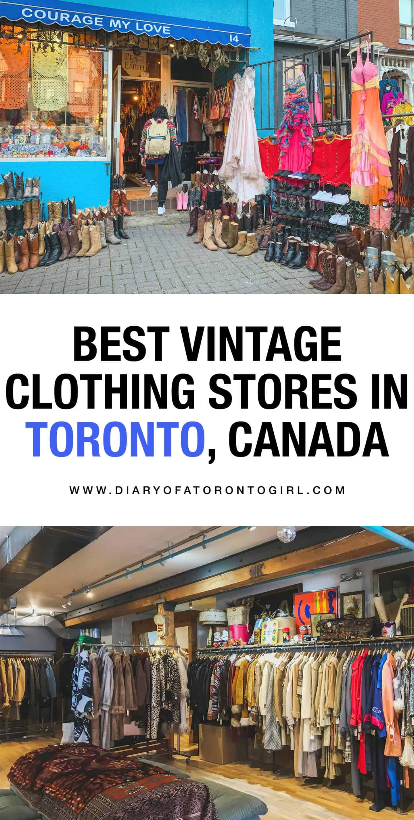 The best Toronto vintage, consignment, and thrift clothing stores to shop at. Toronto is a stylish city, and you'll find tons of amazing pieces at these local gems!