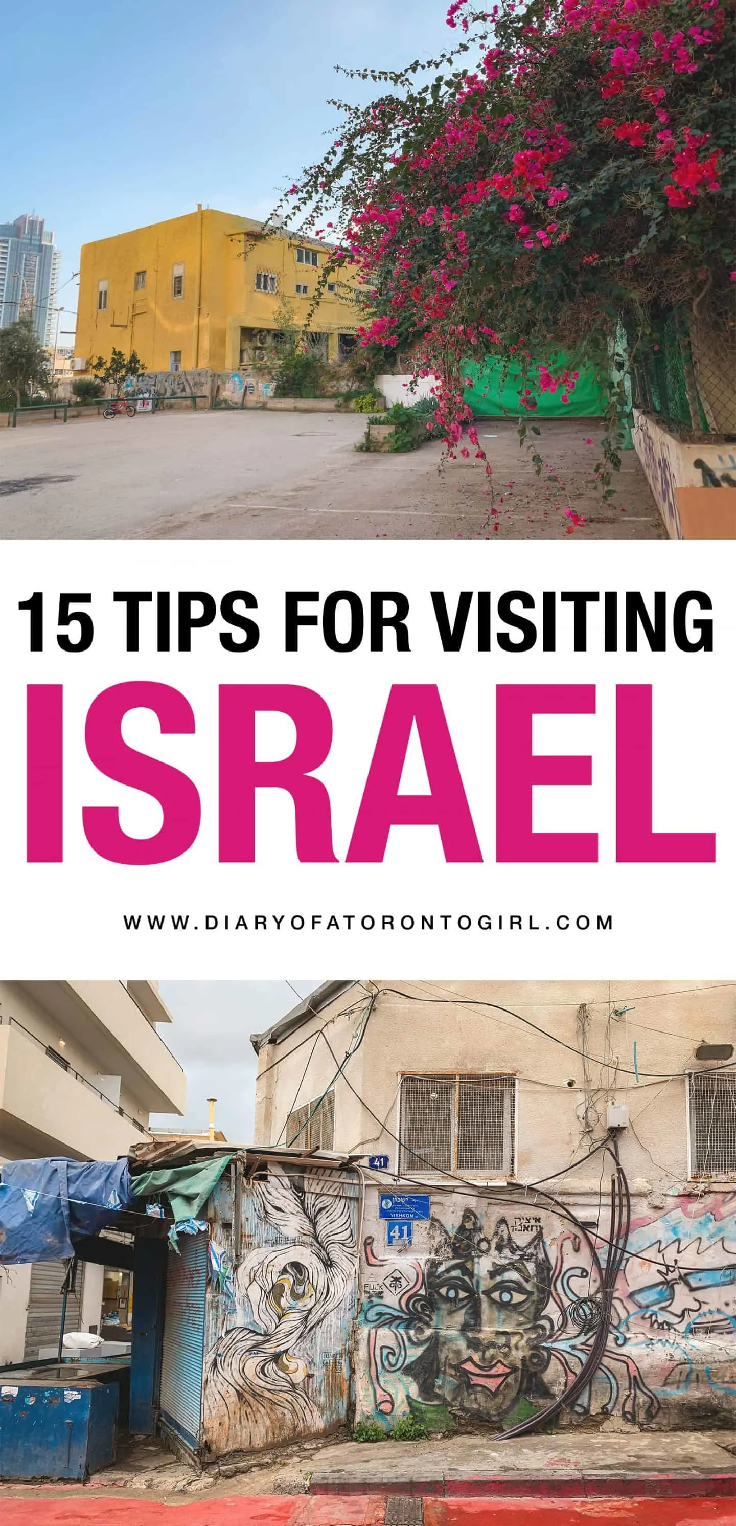Helpful tips on visiting Tel Aviv, Israel, including what to wear and things you need to know!