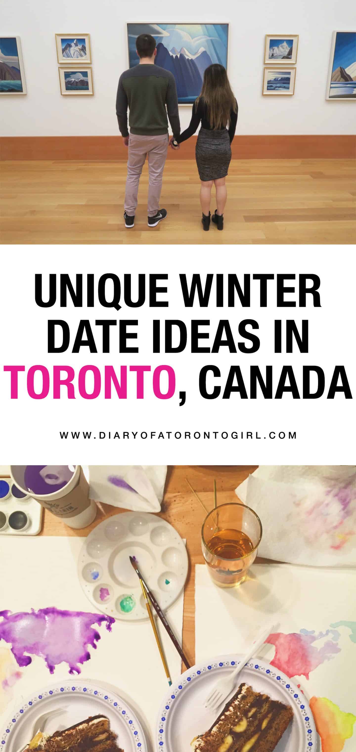 Cute, fun, and unique winter date ideas to go on in Toronto, Canada! The cold doesn't mean you have to stay in all the time.