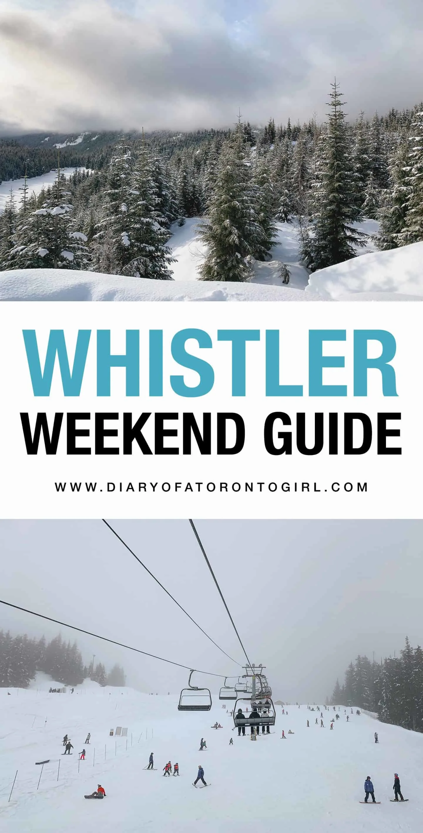 The ultimate guide on how to spend a winter weekend in Whistler, British Columbia!